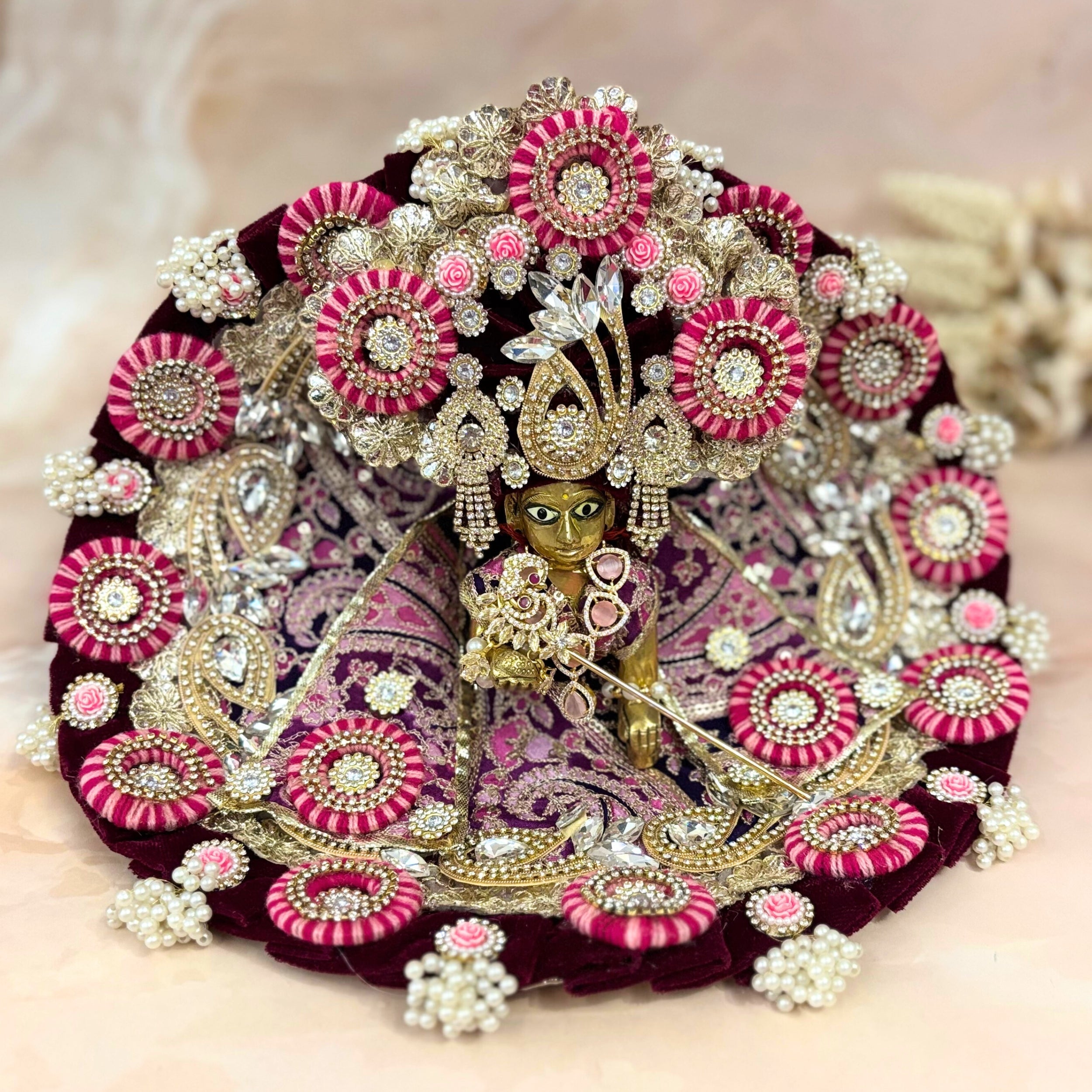 Handmade Designer Laddu Gopal Dress | Fancy Kanha Ji Poshak for Janmashtami | Bal Gopal & Krishna Ji Dress | Perfect Festival Outfit