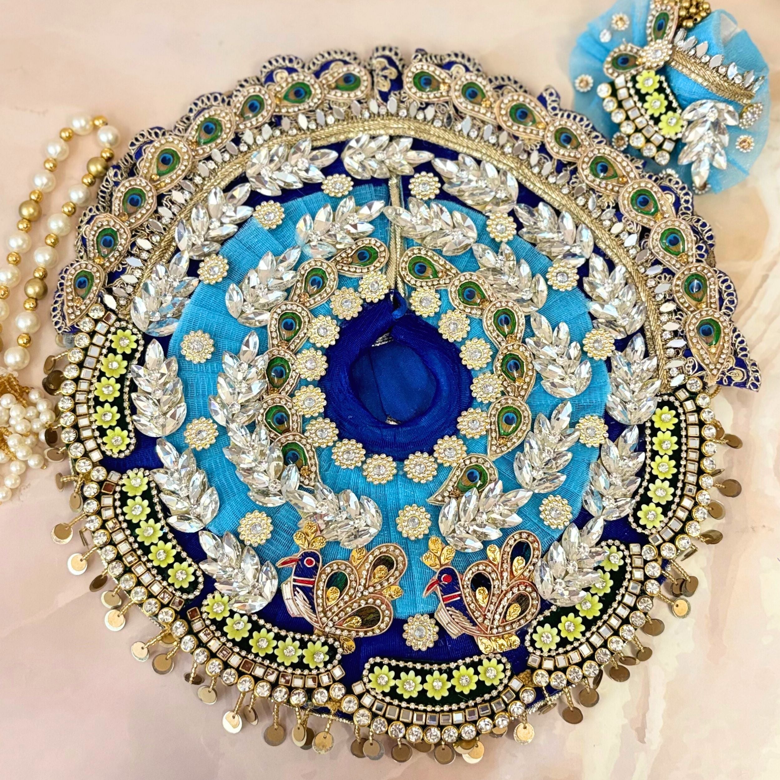 Handmade Designer Laddu Gopal Dress - Fancy Kanha Ji Poshak for Janmashtami, Bal Gopal Dress, Krishna Ji Dress, Perfect Festival Attire