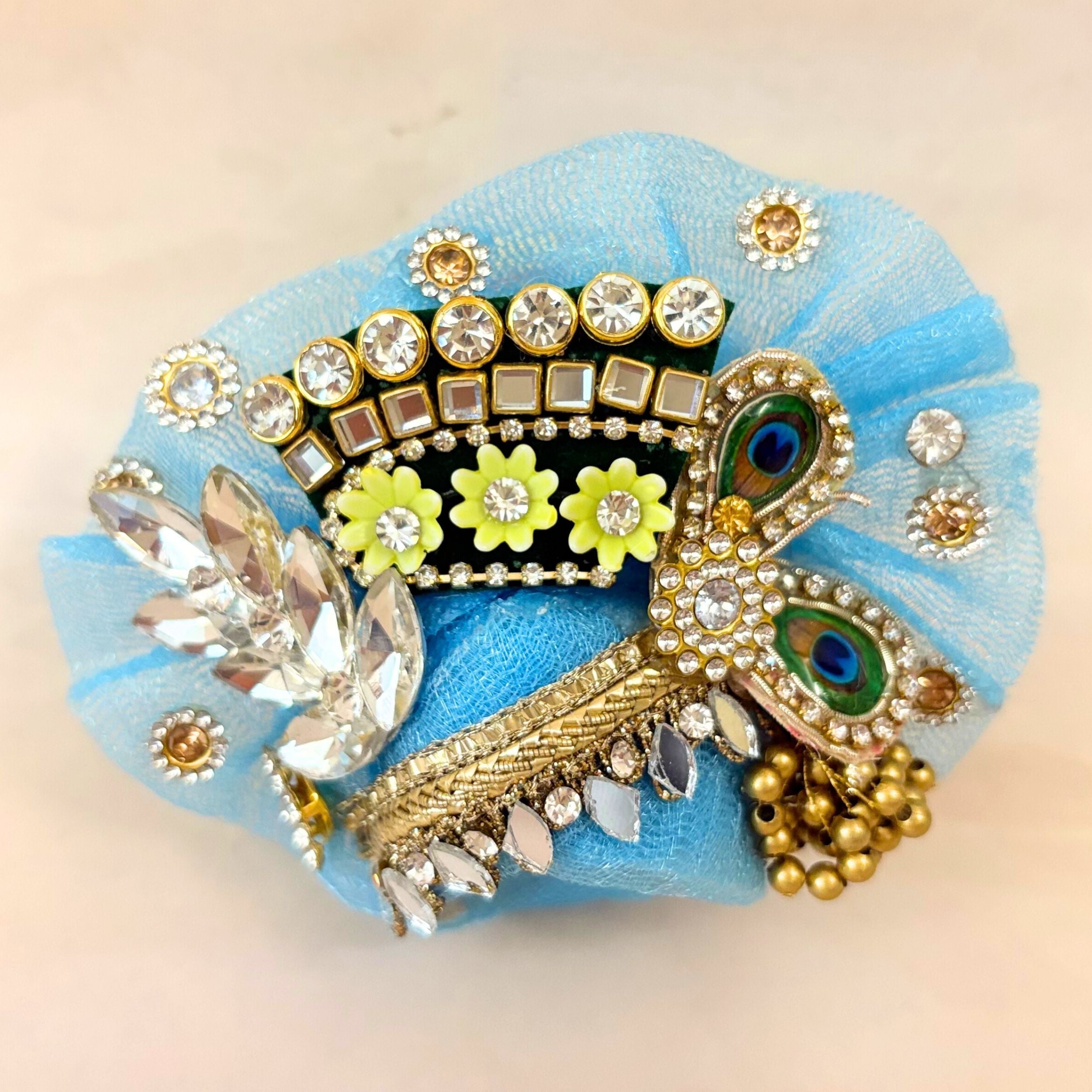 Handmade Designer Laddu Gopal Dress - Fancy Kanha Ji Poshak for Janmashtami, Bal Gopal Dress, Krishna Ji Dress, Perfect Festival Attire