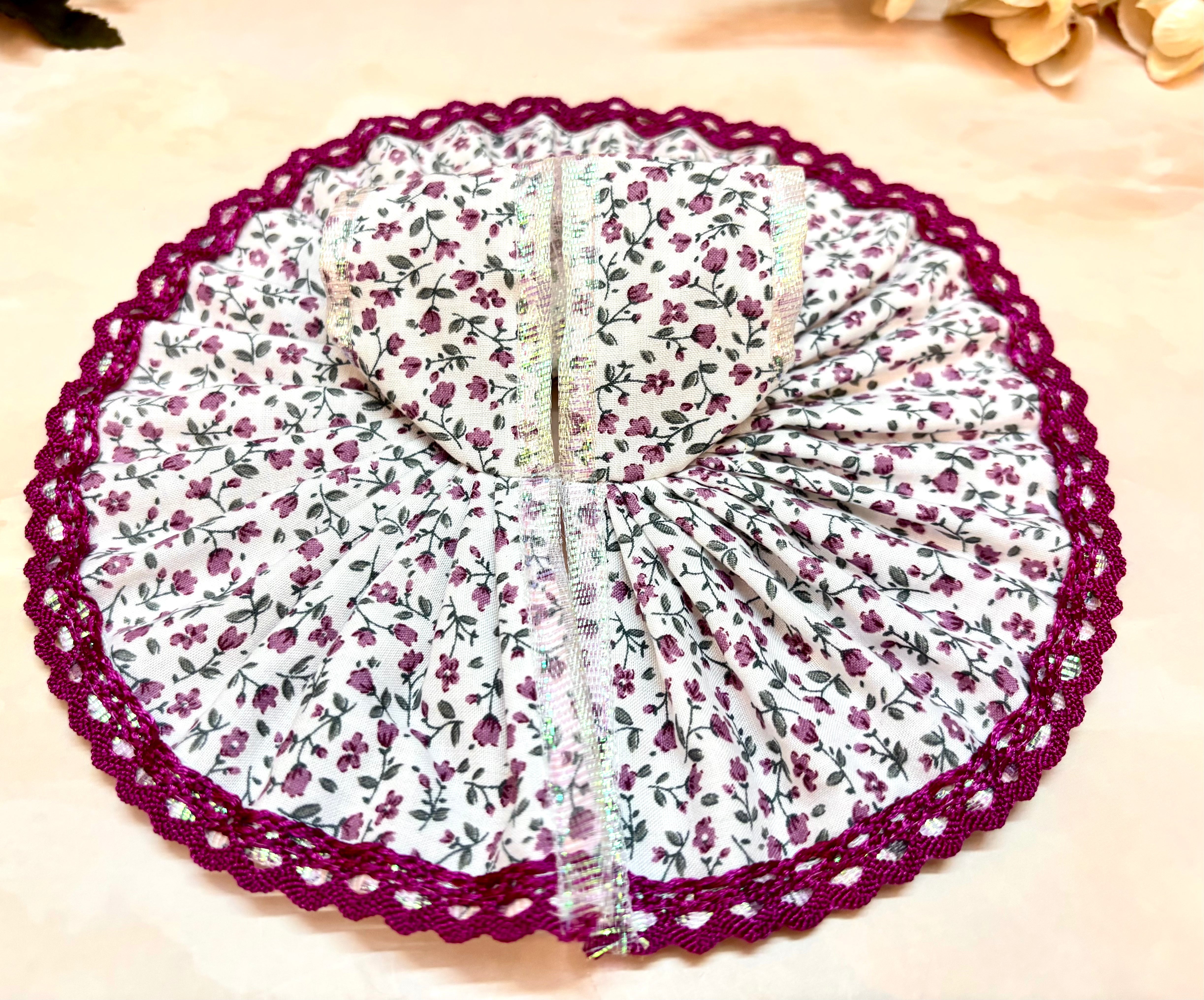 Handmade Laddu Gopal Dress - Designer Cotton Poshak for Kanha Ji & Bal Gopal | Fancy Janmashtami Outfit in Mixed Colors (Pack of 1)