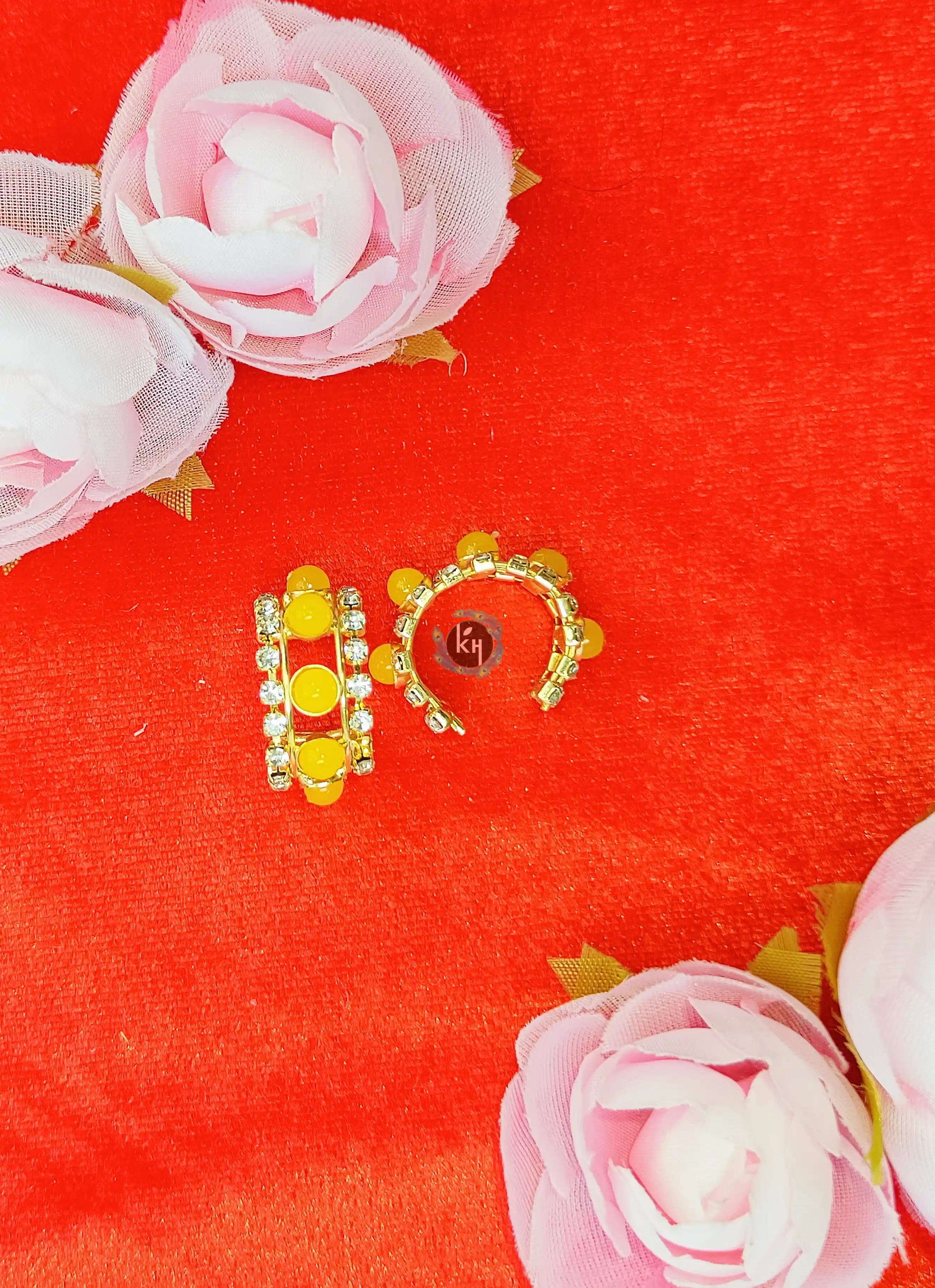 Handmade Designer Moti Latkan Kangan for Laddu Gopal Ji - Perfect for Janmashtami & Festivals | Bal Gopal Dress, Kanha Ji Poshak, Krishna Ji Dress