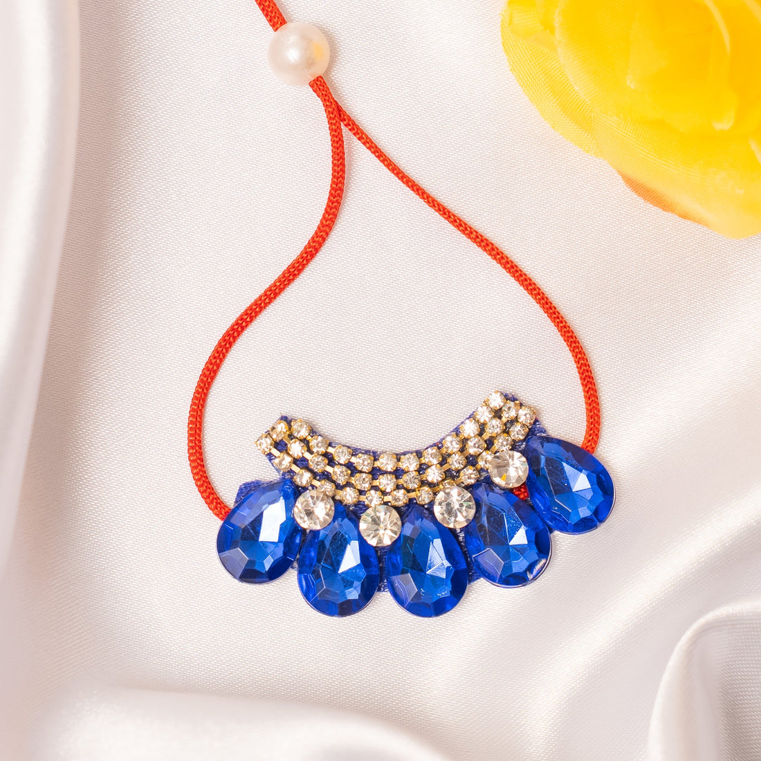 Triratna Darshan Necklace Set of 3 - Handmade Designer Jewelry for Janmashtami Celebrations | Perfect for Laddu Gopal, Kanha Ji, and Bal Gopal Dress