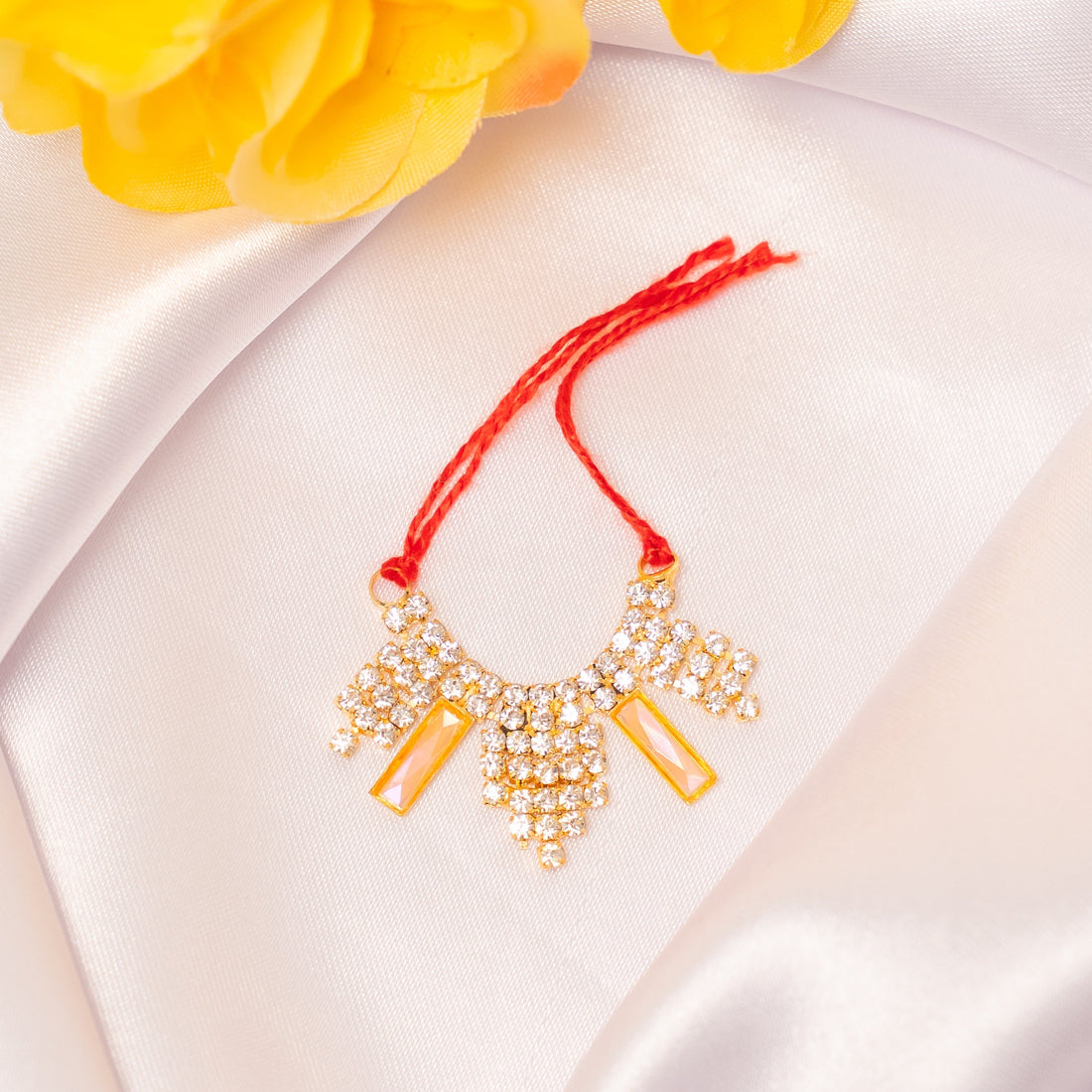 Surya Kiran Necklace Set (Pack of 2) - Perfect for Laddu Gopal Dress, Kanha Ji Poshak & Janmashtami Celebrations | Handmade Designer Jewelry