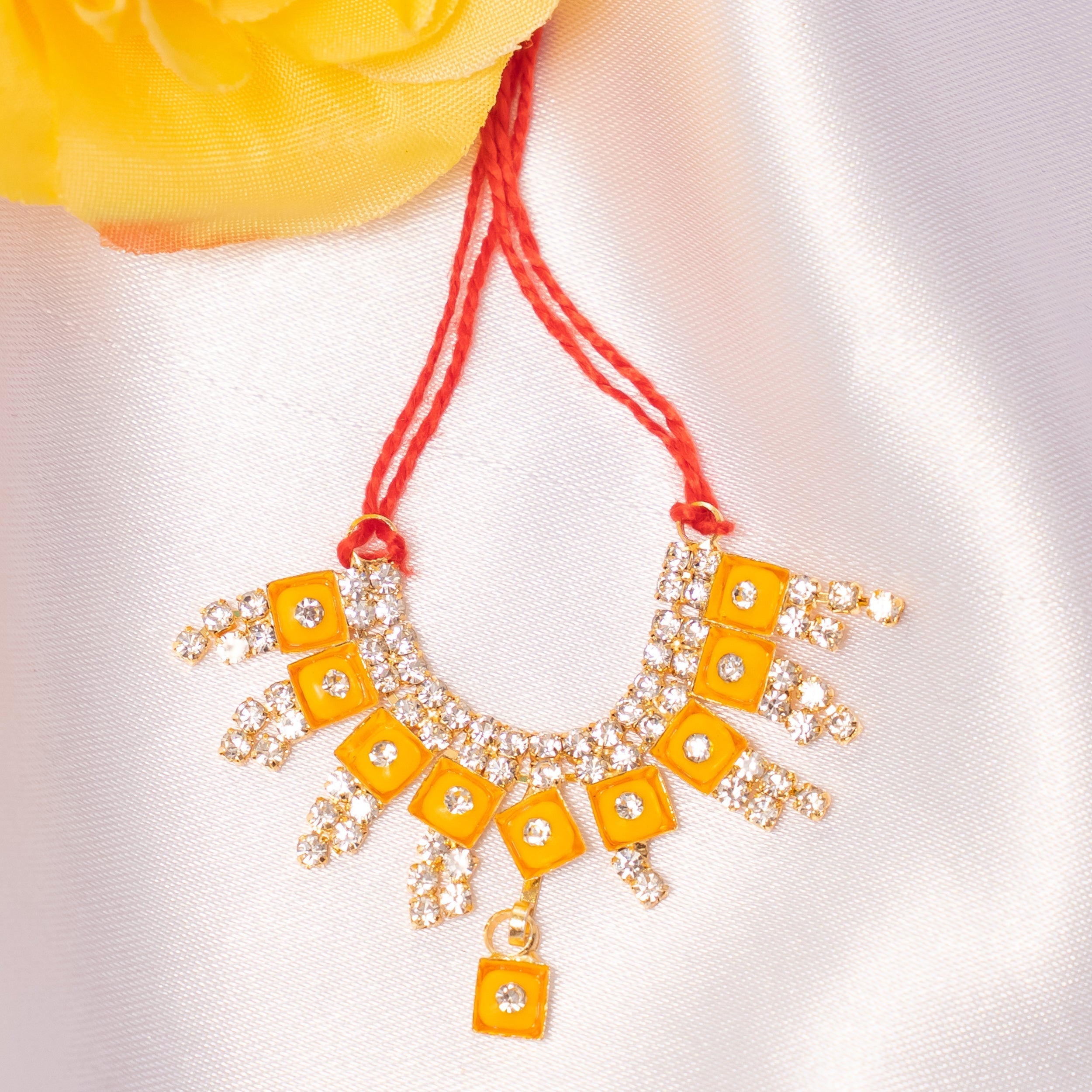 Handmade Navrang Ratna Necklace Set (Pack of 6) - Perfect for Laddu Gopal Dress, Kanha Ji Poshak, Bal Gopal Dress & Krishna Ji Dress for Janmashtami Festival