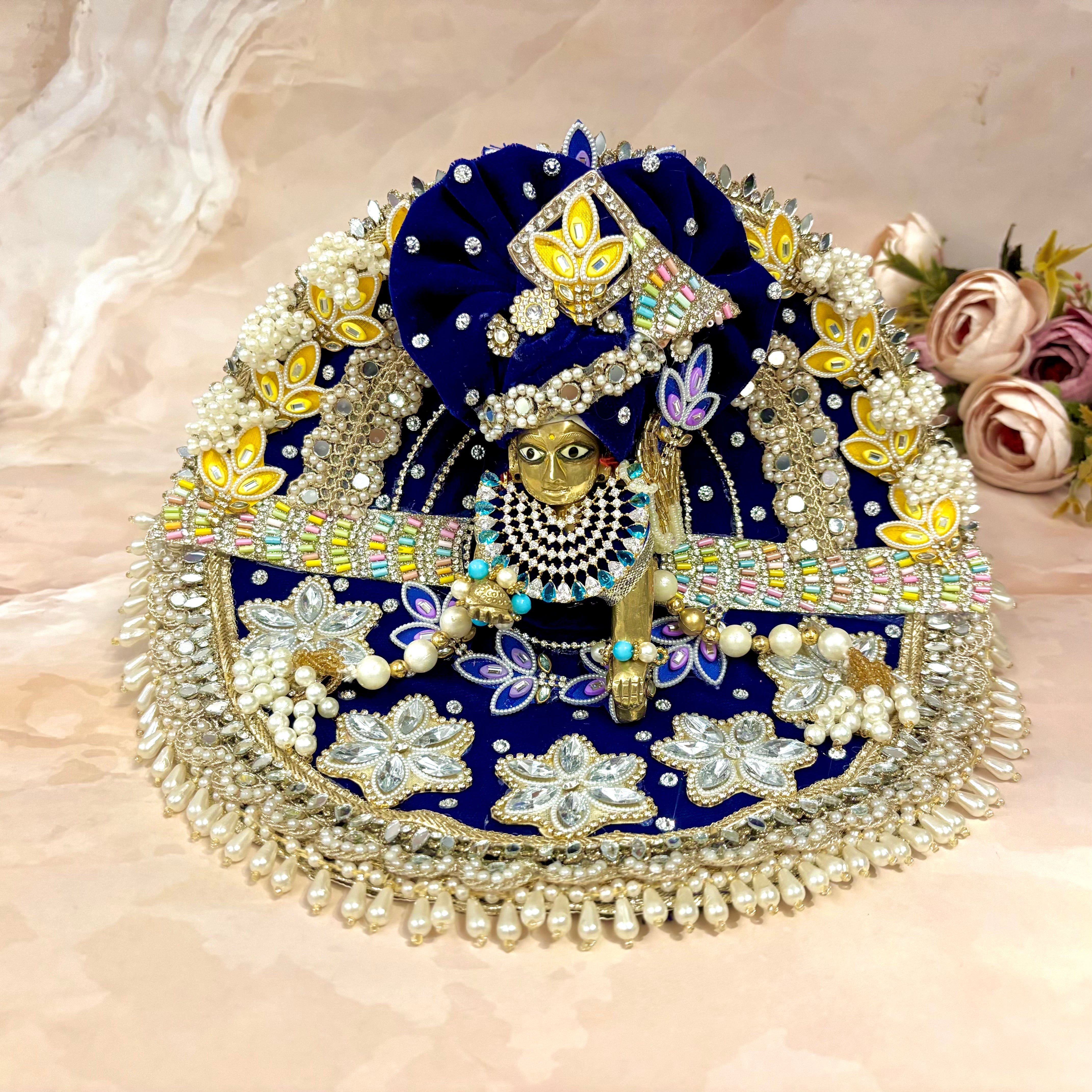 Handmade Designer Laddu Gopal Dress | Fancy Kanha Ji Poshak for Janmashtami | Bal Gopal & Krishna Ji Dress for Festivals
