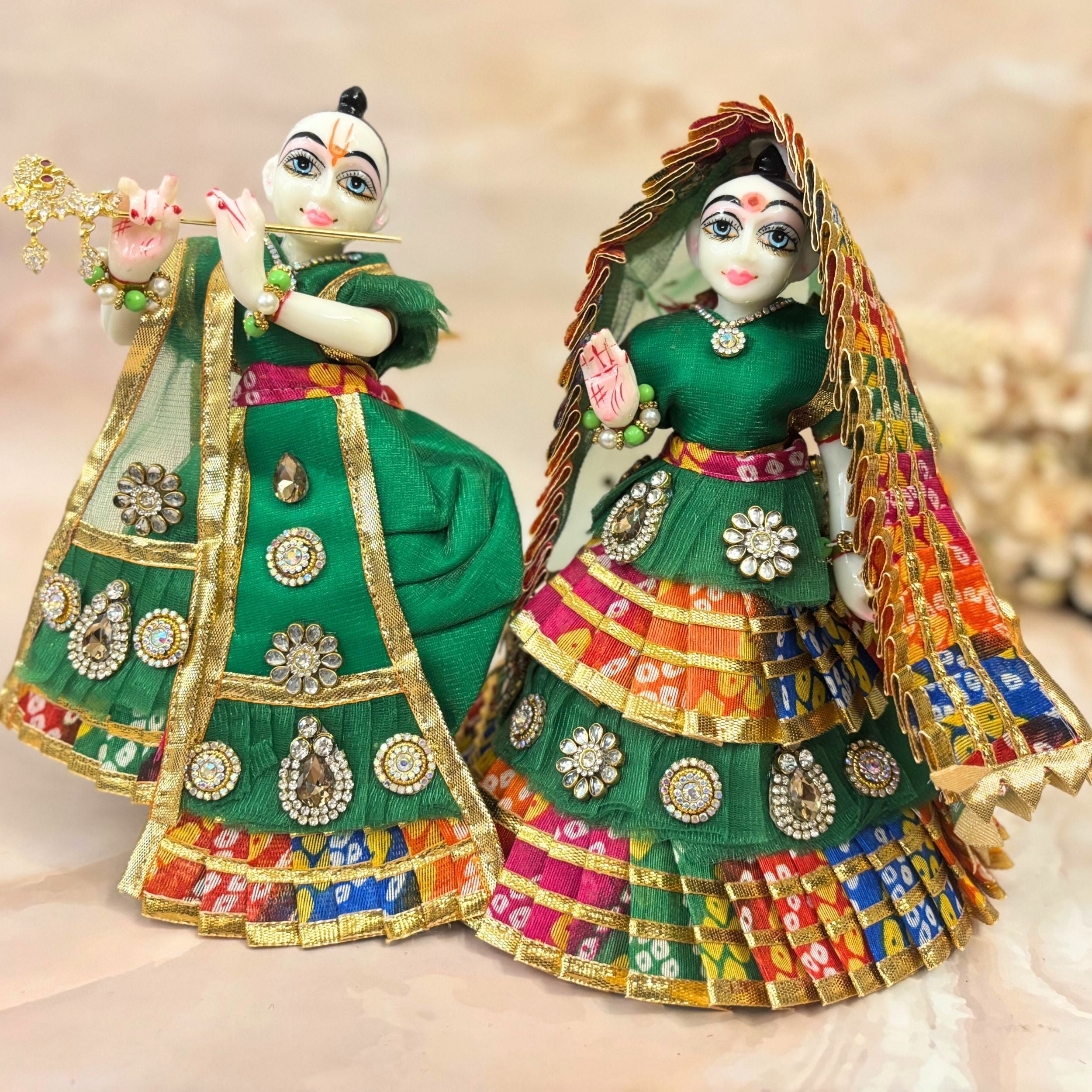 Handmade Designer Laddu Gopal Dress - Fancy Kanha Ji Poshak for Janmashtami, Bal Gopal Dress, Krishna Ji Dress, Festival Wear