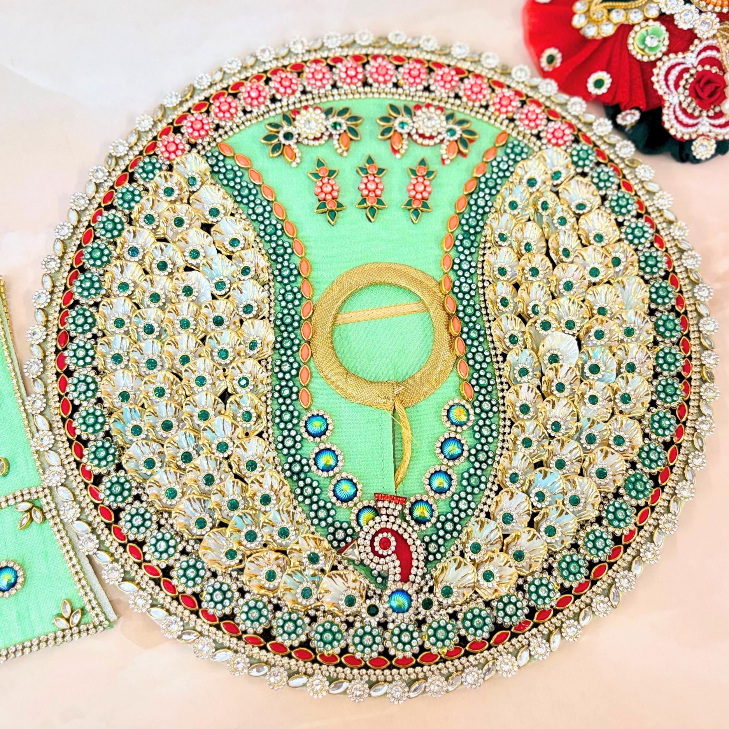 Handmade Designer Laddu Gopal Dress - Fancy Kanha Ji Poshak for Janmashtami | Bal Gopal & Krishna Ji Dress for Festivals