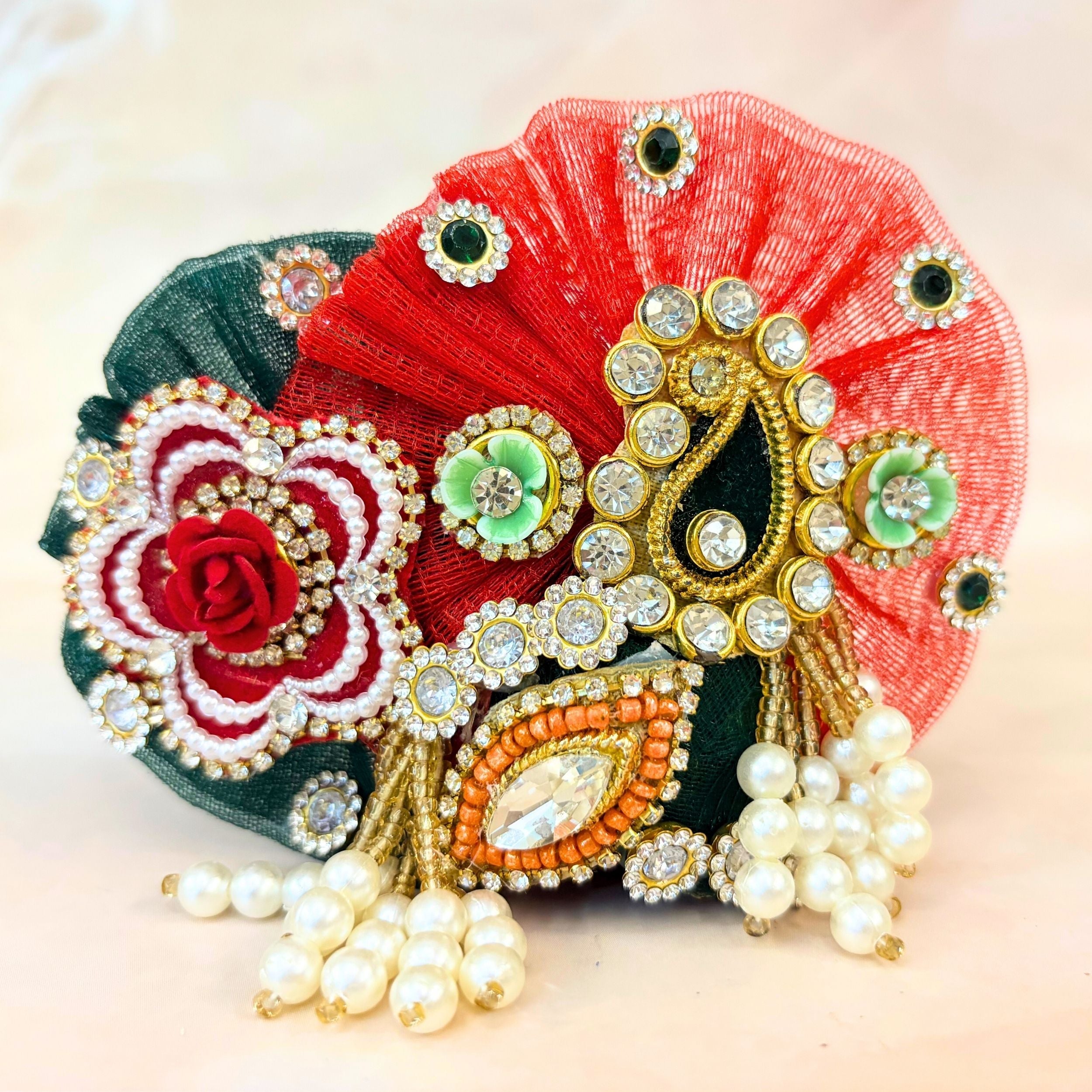 Handmade Designer Laddu Gopal Dress - Fancy Kanha Ji Poshak for Janmashtami, Bal Gopal Dress, Krishna Ji Dress - Perfect Festival Attire