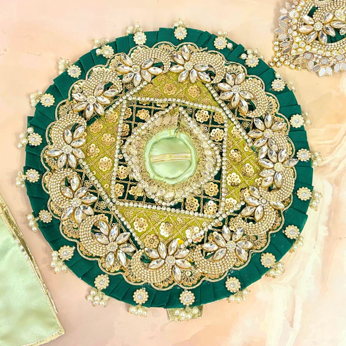Handmade Designer Laddu Gopal Dress | Fancy Kanha Ji Poshak for Janmashtami | Bal Gopal & Krishna Ji Dress for Festivals