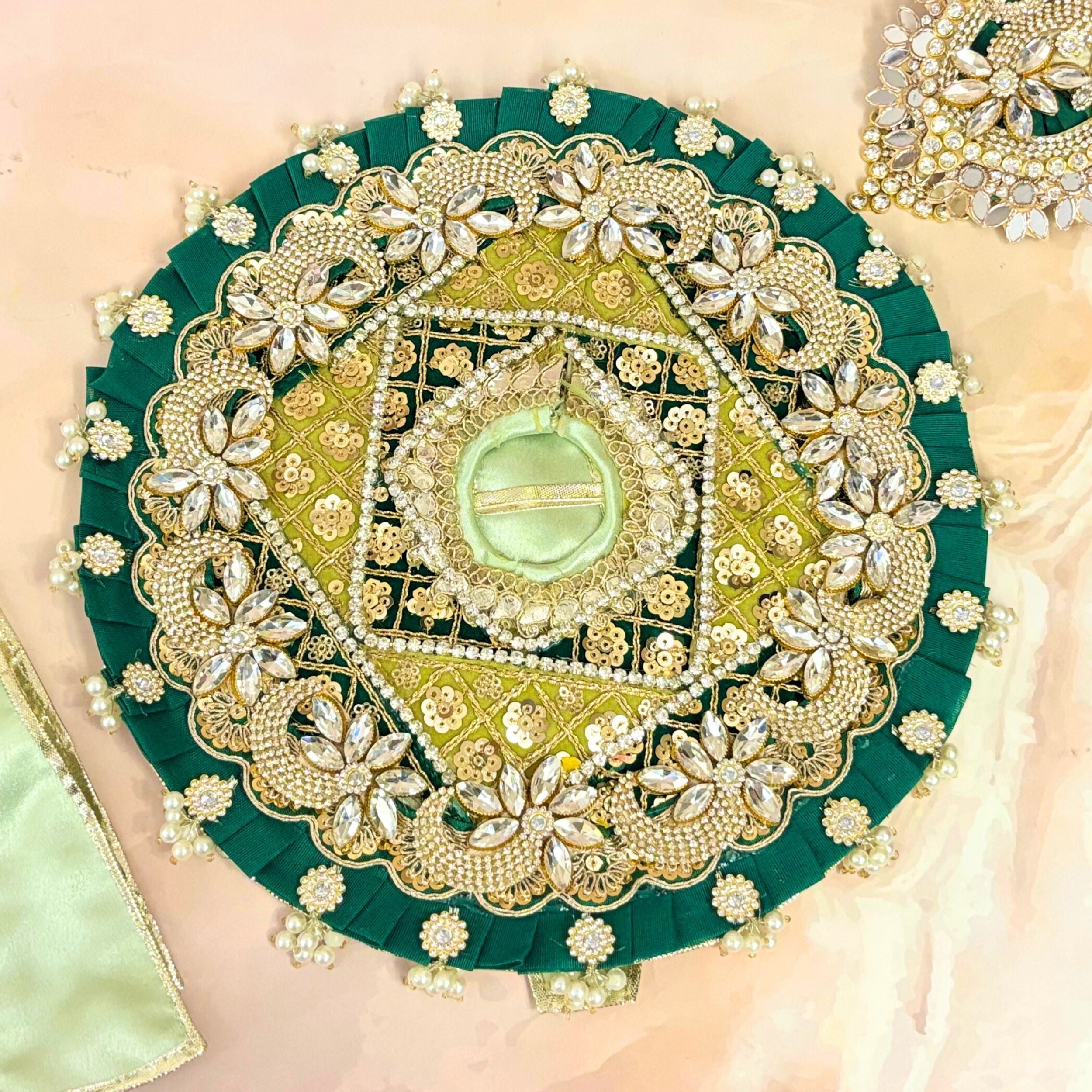 Handmade Designer Laddu Gopal Dress | Fancy Kanha Ji Poshak for Janmashtami | Bal Gopal & Krishna Ji Dress for Festivals