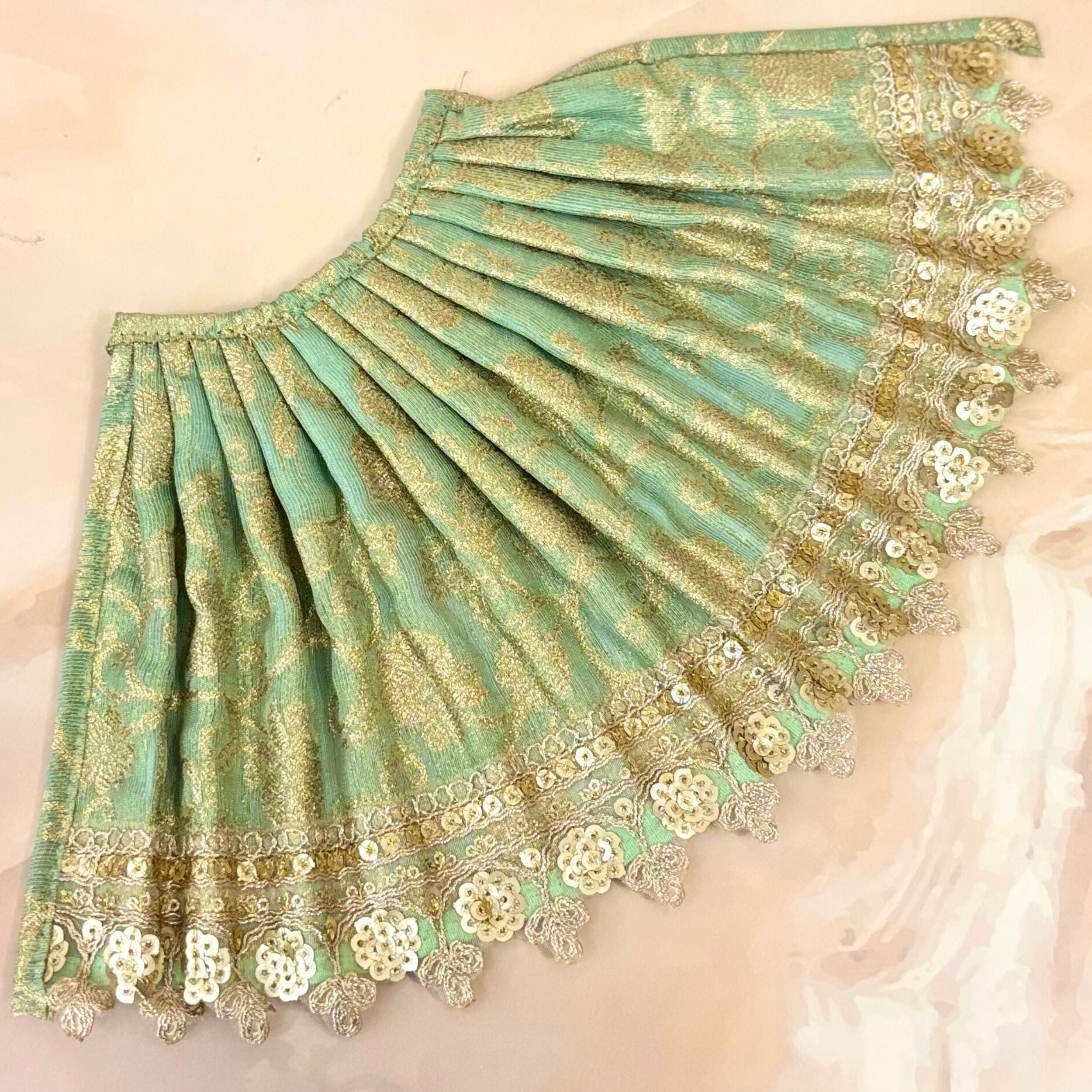 Handmade Harini Mata Rani Dress - Designer Laddu Gopal Dress, Kanha Ji Poshak, Bal Gopal Dress for Janmashtami Festival