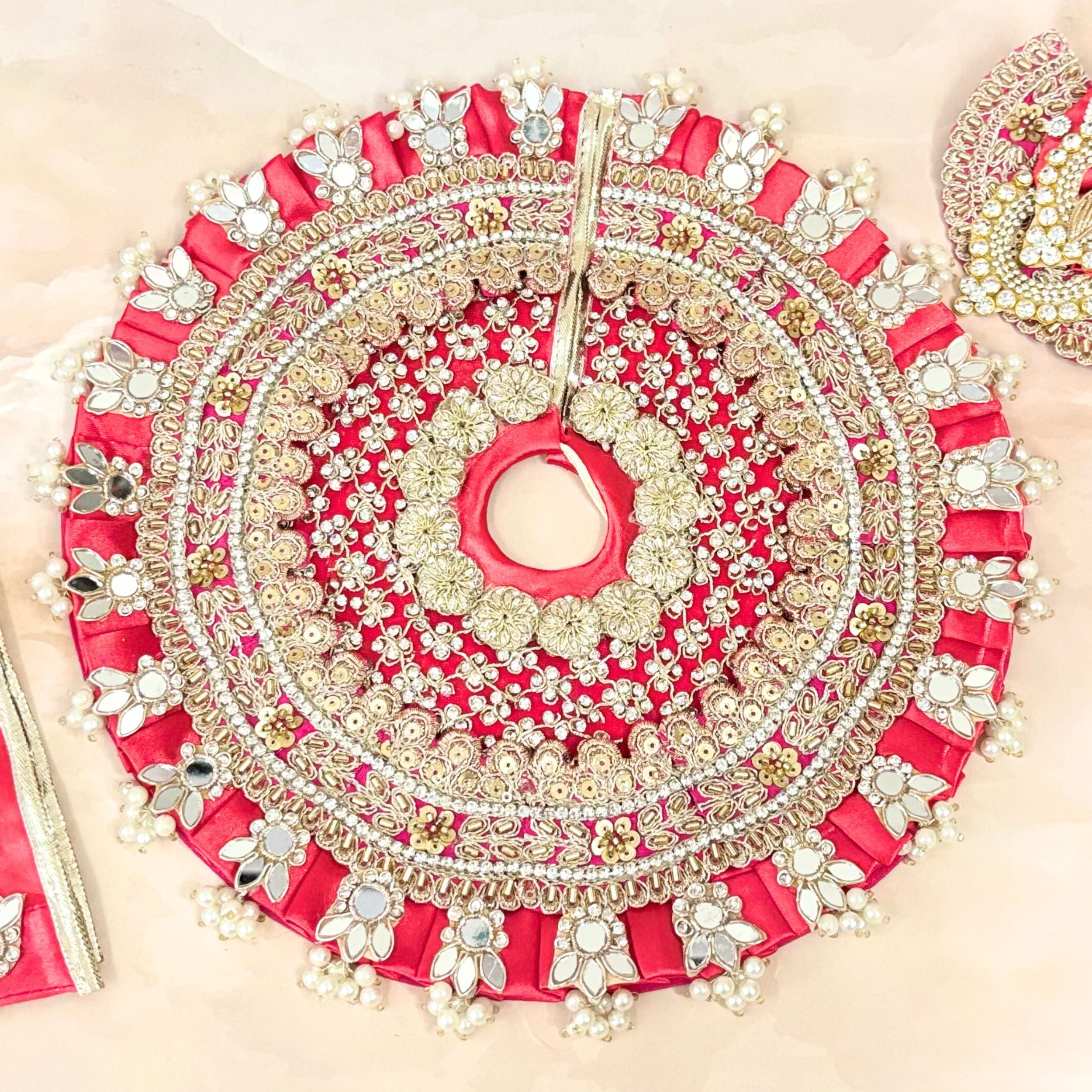 Handmade Designer Laddu Gopal Dress - Fancy Kanha Ji Poshak for Janmashtami | Bal Gopal & Krishna Ji Dress for Festivals