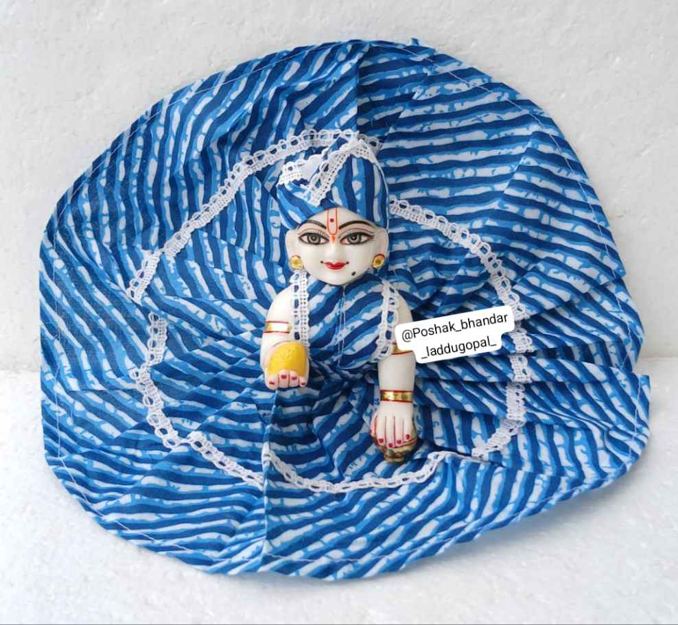 Handmade Laddu Gopal Dress - Designer Kanha Ji Poshak for Janmashtami | Fancy Bal Gopal & Krishna Ji Dress for Festivals