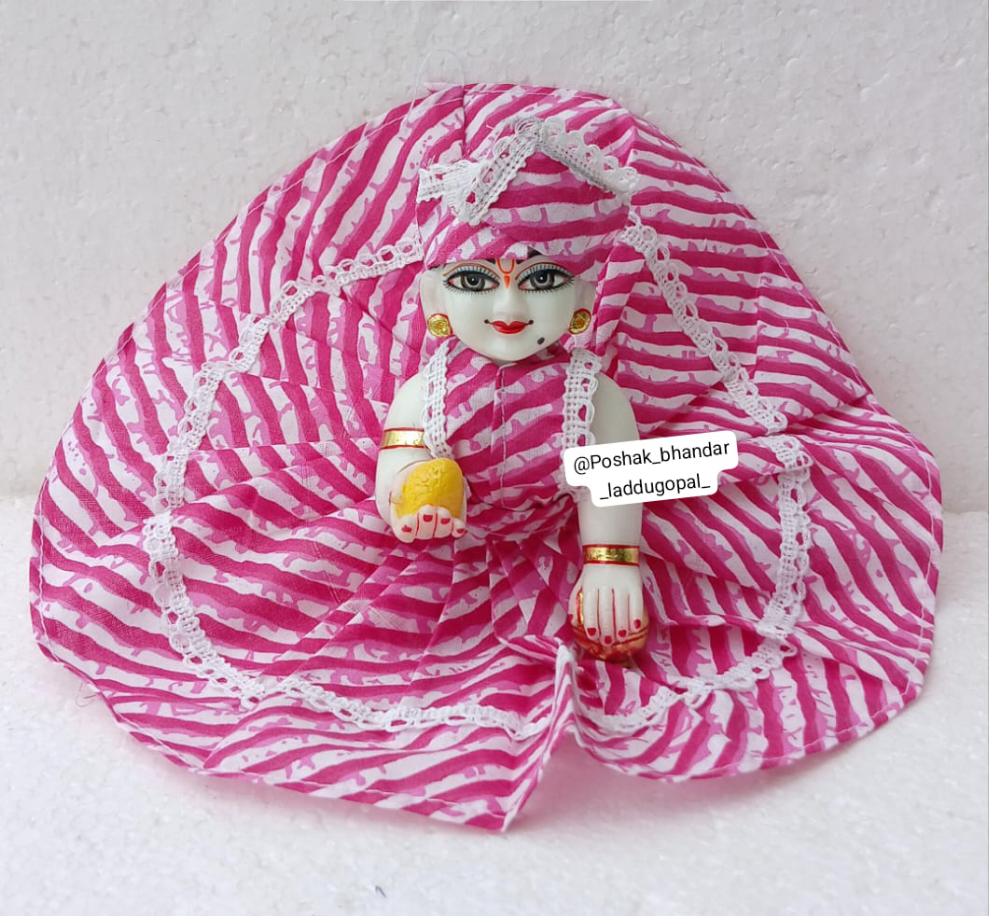 Handmade Laddu Gopal Dress - Designer Kanha Ji Poshak for Janmashtami | Fancy Bal Gopal & Krishna Ji Dress for Festivals
