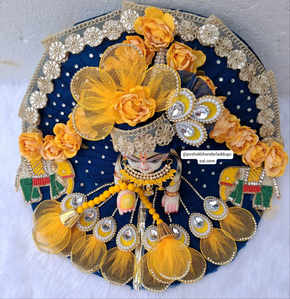 Handmade Designer Laddu Gopal Dress - Unique Fancy Poshak for Kanha Ji, Bal Gopal & Krishna Ji | Perfect for Janmashtami Celebrations