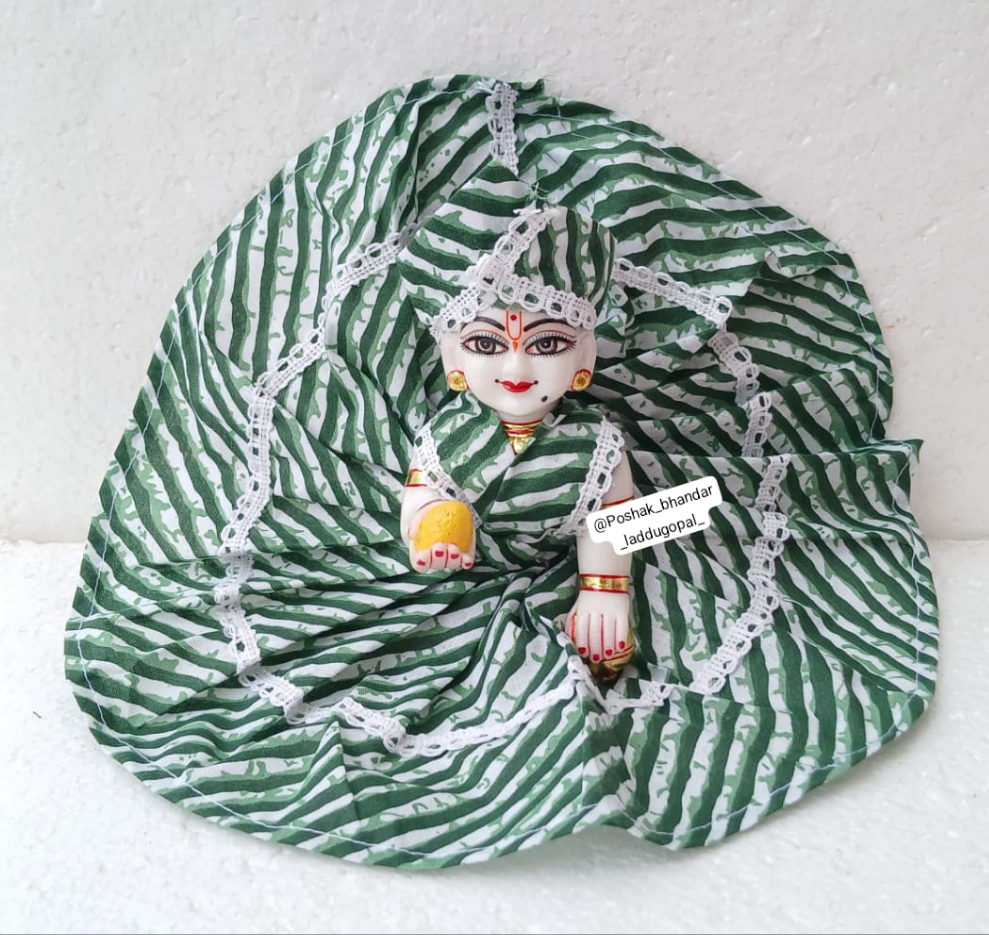 Handmade Laddu Gopal Dress - Designer Kanha Ji Poshak for Janmashtami | Fancy Bal Gopal & Krishna Ji Dress for Festivals