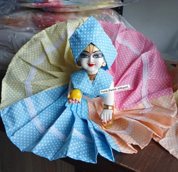 Handmade Multicoloured Laddu Gopal Dress | Designer Kanha Ji Poshak for Janmashtami | Fancy Bal Gopal & Krishna Ji Dress