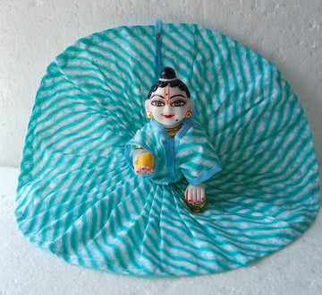 Handmade Cotton Laddu Gopal Dress - Designer Kanha Ji Poshak for Janmashtami, Fancy Bal Gopal & Krishna Ji Dress, Perfect Festival Attire