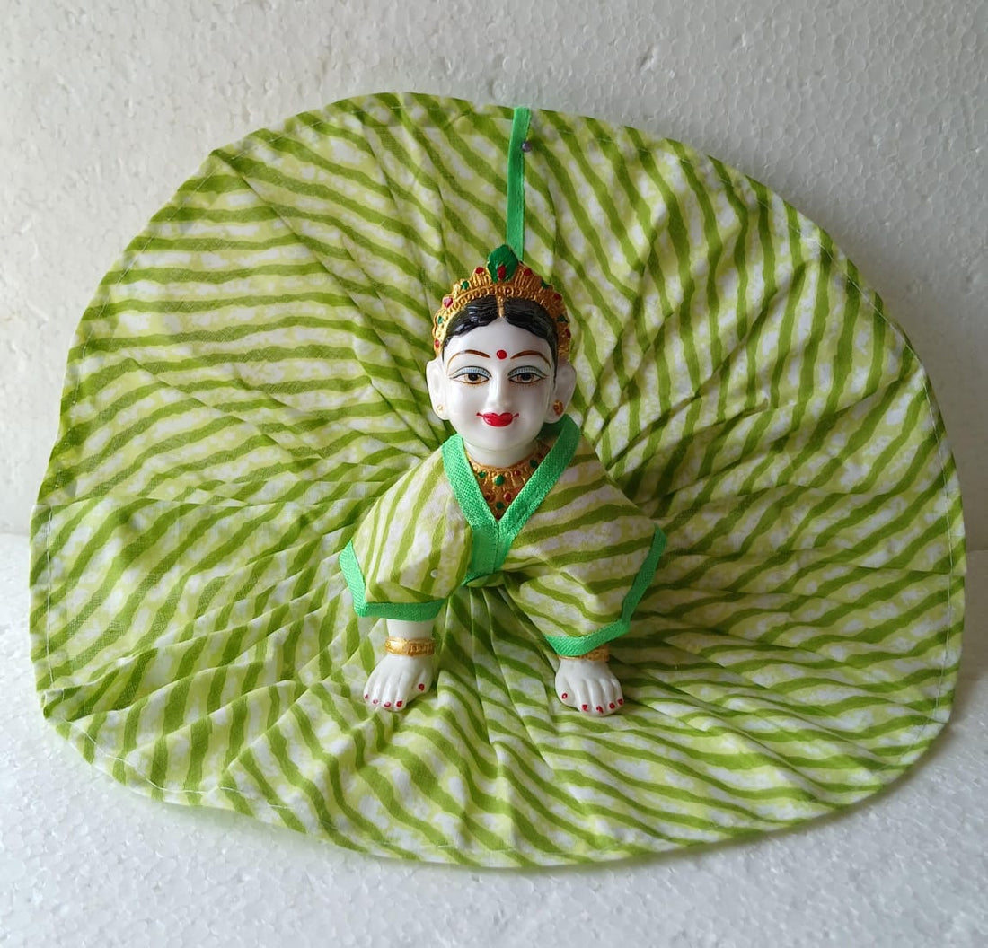 Handmade Cotton Laddu Gopal Dress - Designer Kanha Ji Poshak for Janmashtami, Fancy Bal Gopal & Krishna Ji Dress, Perfect Festival Attire