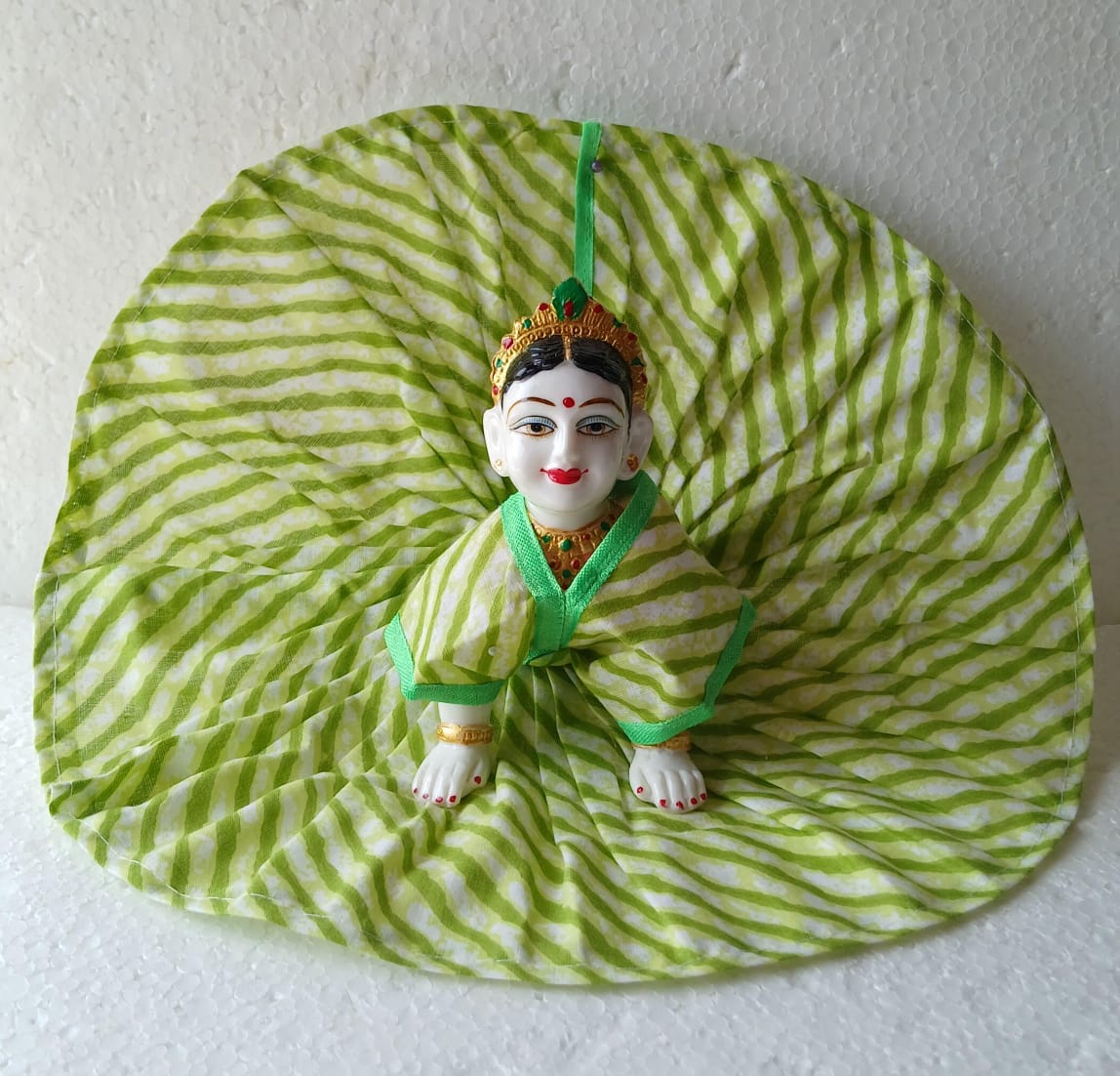 Handmade Cotton Laddu Gopal Dress - Designer Kanha Ji Poshak for Janmashtami, Fancy Bal Gopal & Krishna Ji Dress, Perfect Festival Attire