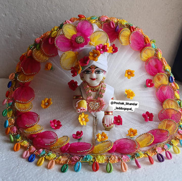 Handmade Colourful Laddu Gopal Dress with Pagdi - Designer Kanha Ji Poshak for Janmashtami, Fancy Bal Gopal Dress & Krishna Ji Dress
