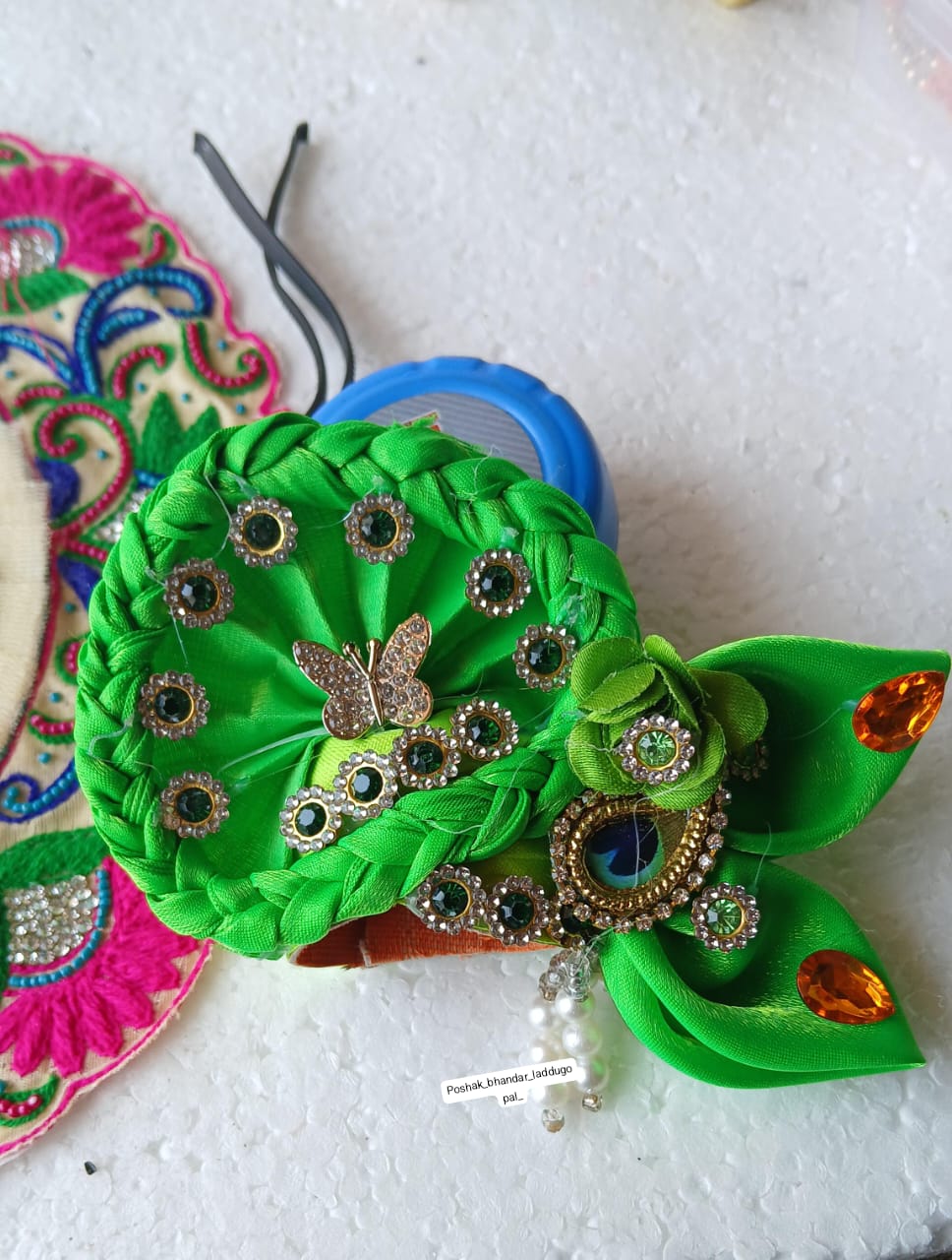 Handmade Designer Laddu Gopal Dress - Fancy Kanha Ji Poshak for Janmashtami | Bal Gopal & Krishna Ji Dress - Perfect Festival Attire