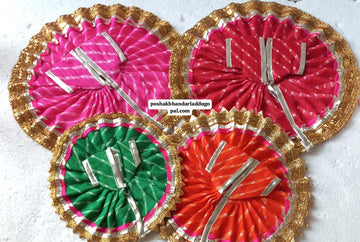 Handmade Bandhini Dress for Laddu Gopal | Designer Kanha Ji Poshak | Fancy Bal Gopal Dress for Janmashtami Celebrations