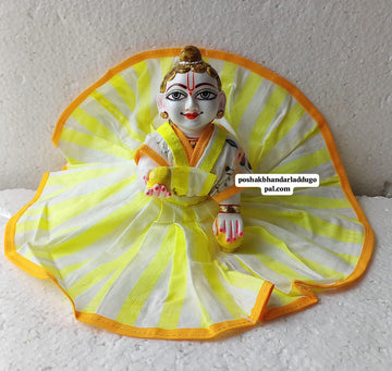 Handmade Designer Laddu Gopal Dress - Fancy Kanha Ji Poshak for Janmashtami, Bal Gopal Dress, Krishna Ji Dress - Perfect Festival Outfit