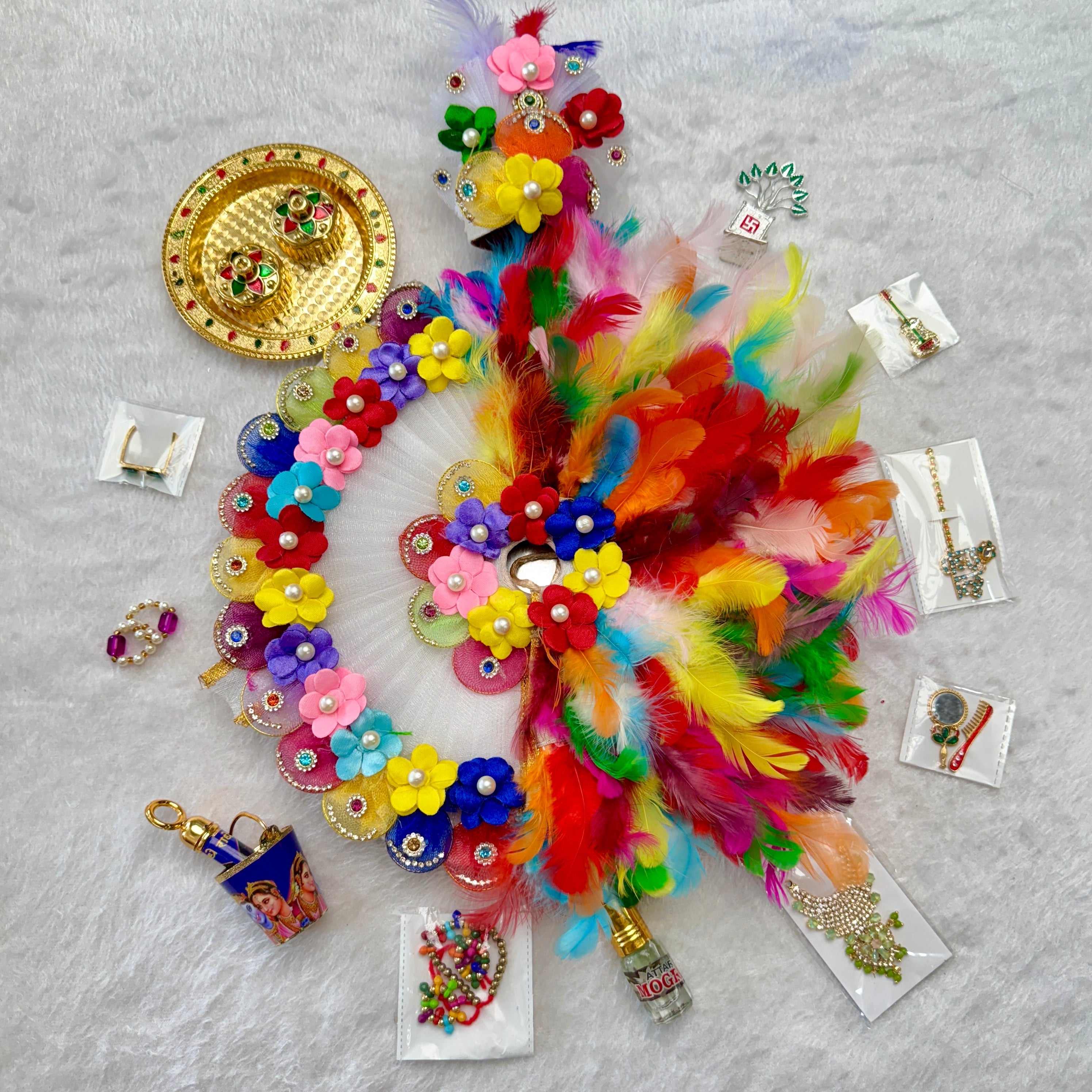 **Holi Special Laddu Gopal Dress Set – Designer Kanha Ji Poshak for Vibrant Celebrations | Bal Gopal & Krishna Ji Dress (Size 0-6)**

Celebrate Holi in style with our exclusive Laddu Gopal Holi Special Set, featuring a beautiful designer dress for Kanha J
