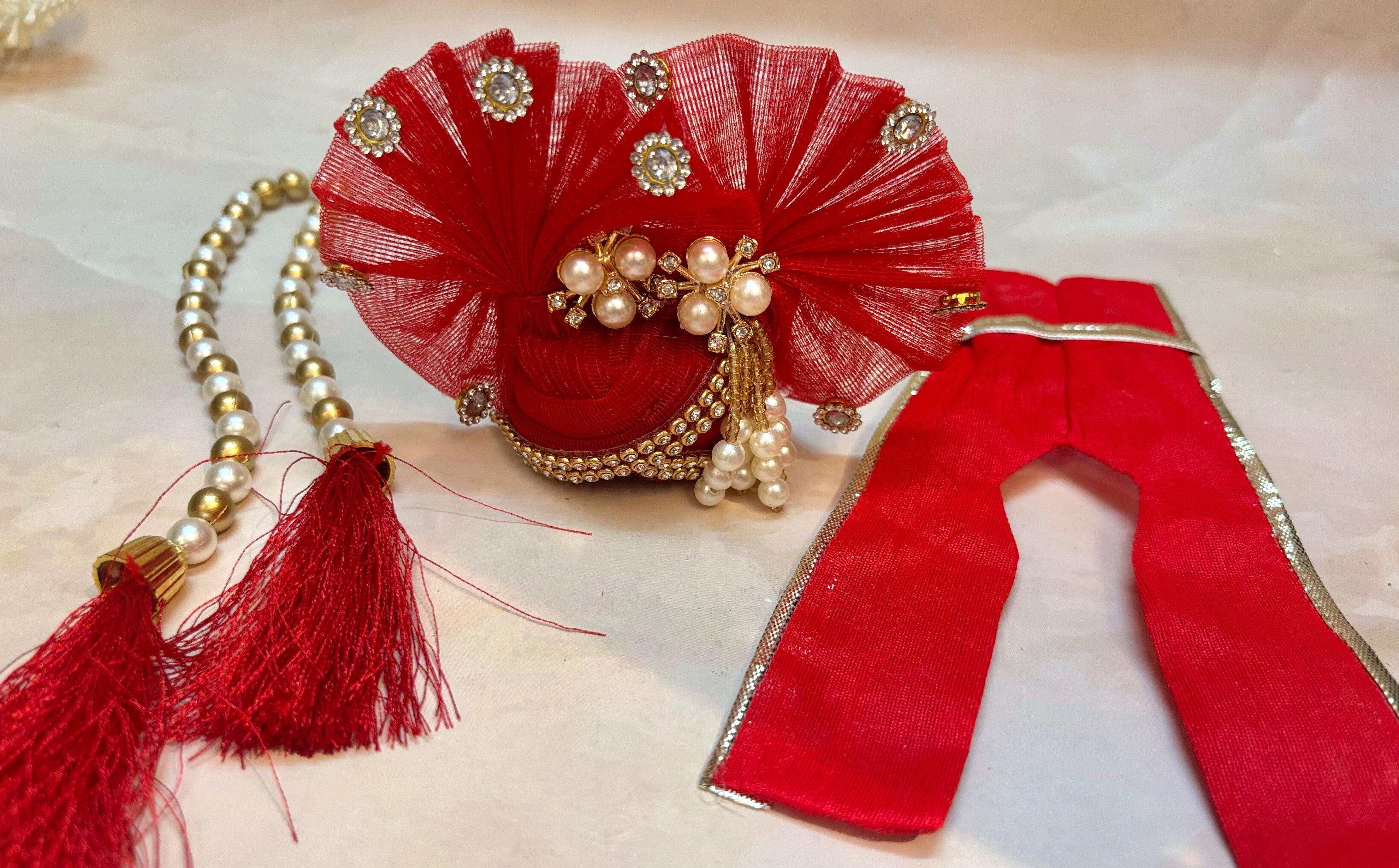 Handmade Nitya Shringar Laddu Gopal Dress - Designer Kanha Ji Poshak for Janmashtami | Fancy Bal Gopal Dress & Krishna Ji Outfit