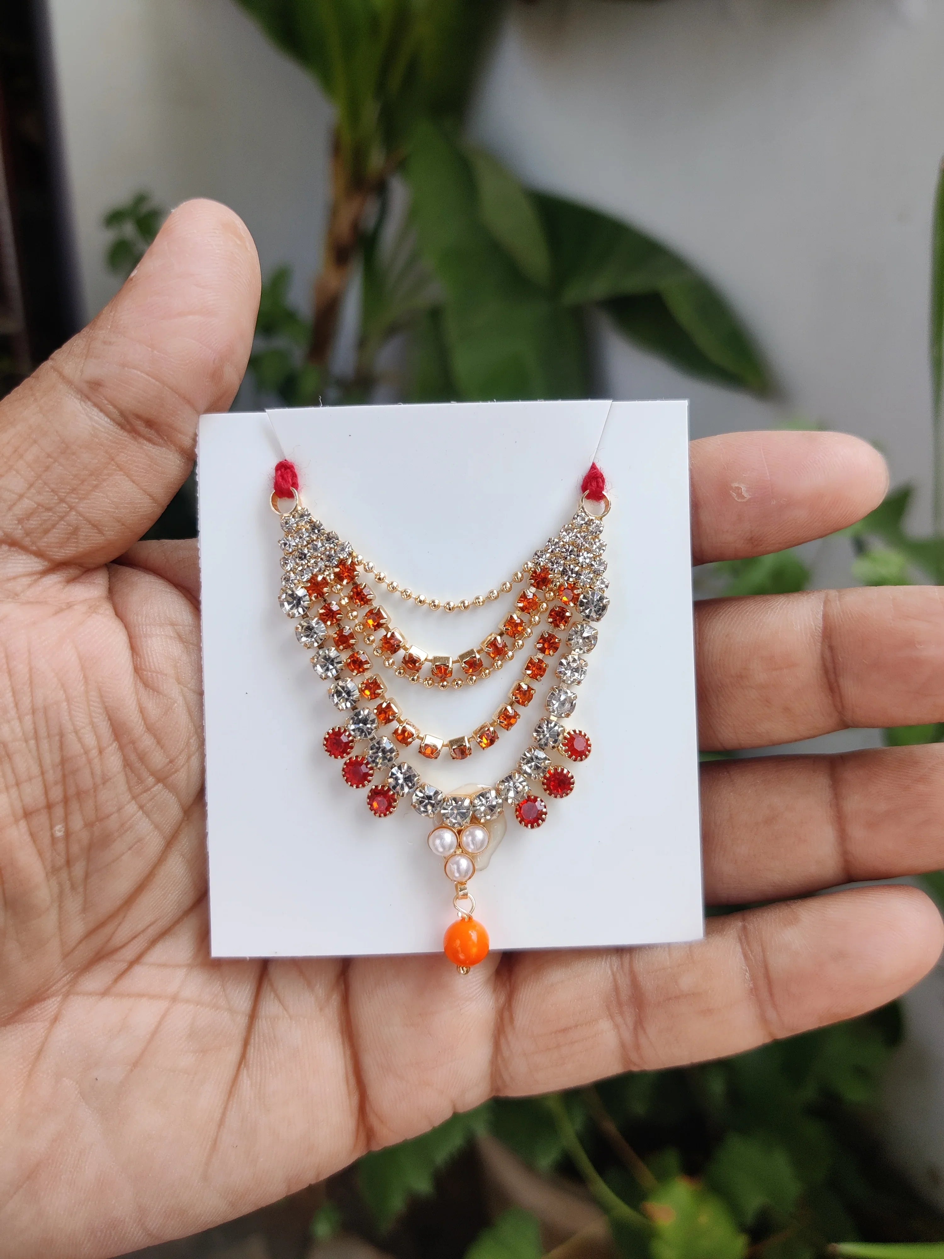 ladoo gopal mala suitable for 0-7no. (KH-077)