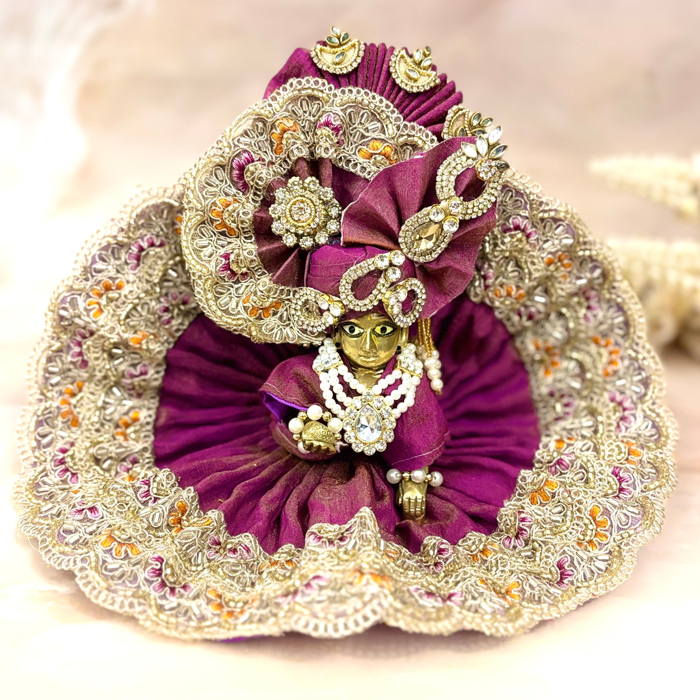 Handmade Designer Laddu Gopal Dress | Fancy Kanha Ji Poshak for Janmashtami | Bal Gopal & Krishna Ji Dress | Perfect Festival Outfit