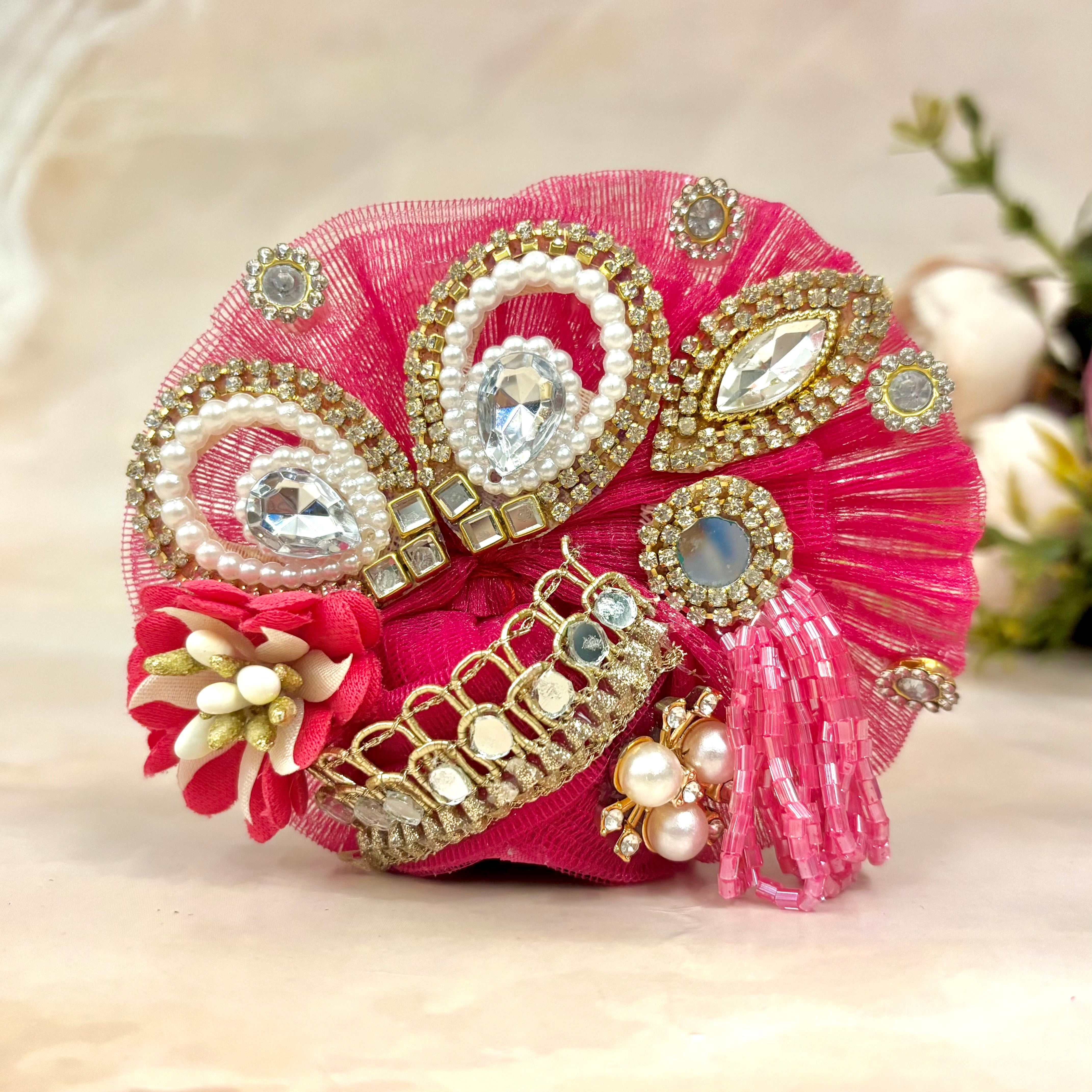Handmade Designer Raspriya Radha Krishna Dress - Fancy Laddu Gopal Dress, Kanha Ji Poshak, Bal Gopal Dress for Janmashtami Festival