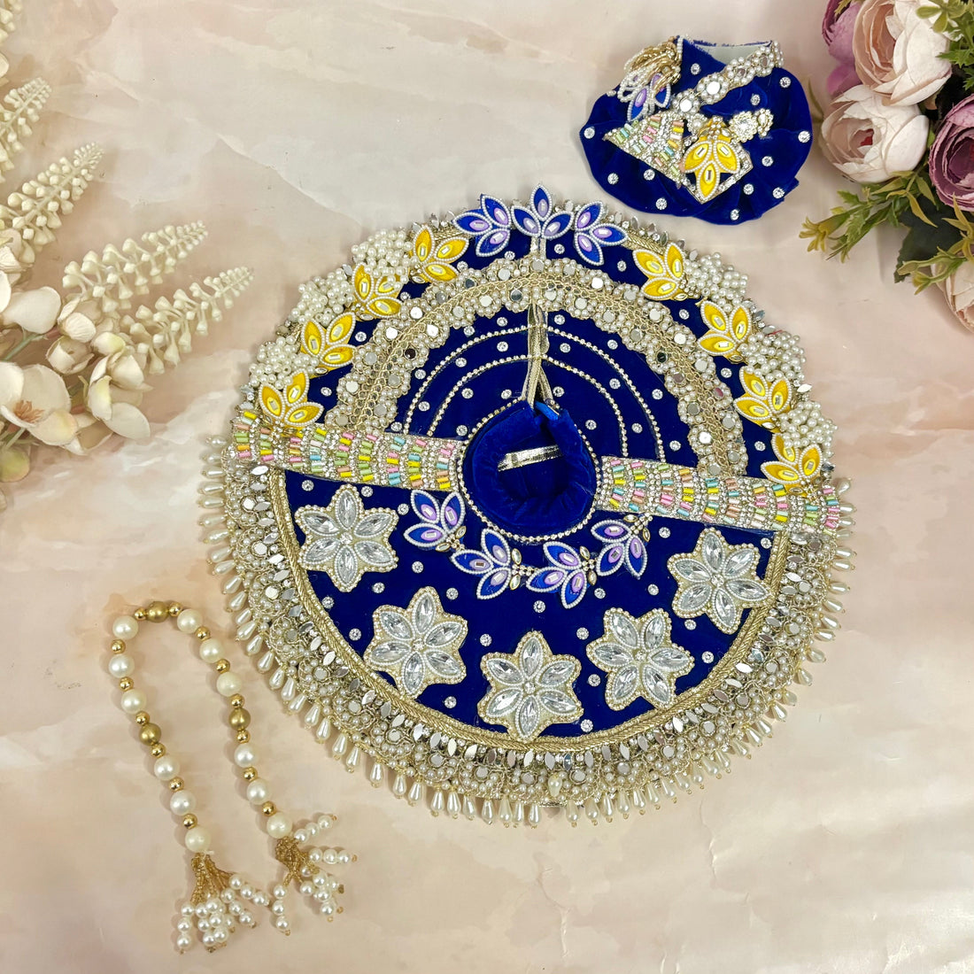 Handmade Designer Laddu Gopal Dress | Fancy Kanha Ji Poshak for Janmashtami | Bal Gopal & Krishna Ji Dress for Festivals