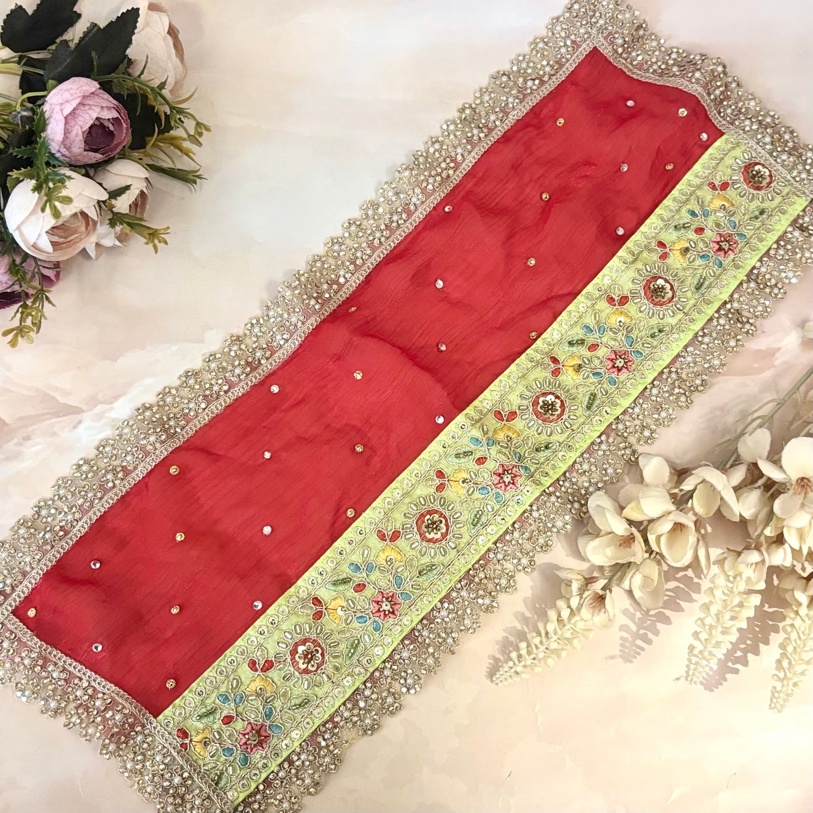 Handmade Haritima Mata Rani Dress - Designer Laddu Gopal Dress, Fancy Kanha Ji Poshak for Janmashtami, Bal Gopal & Krishna Ji Dress