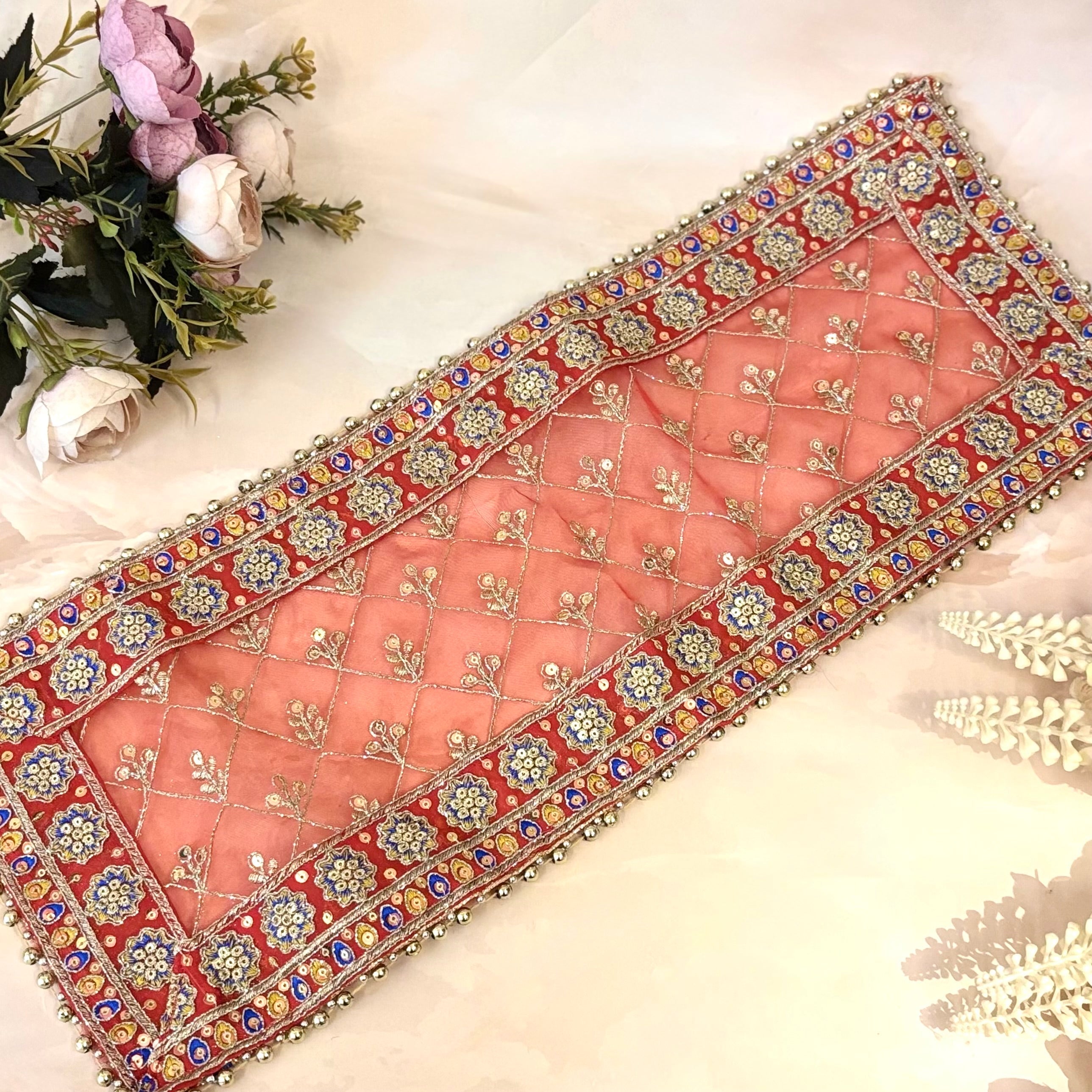 Handmade Designer Rajvijaya Mata Rani Dress - Elegant Laddu Gopal Dress, Kanha Ji Poshak & Bal Gopal Dress for Janmashtami Festival