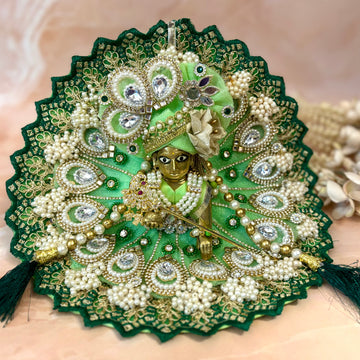 Handmade Teej Special Laddu Gopal Dress | Designer Kanha Ji Poshak & Fancy Bal Gopal Outfit for Janmashtami Celebrations
