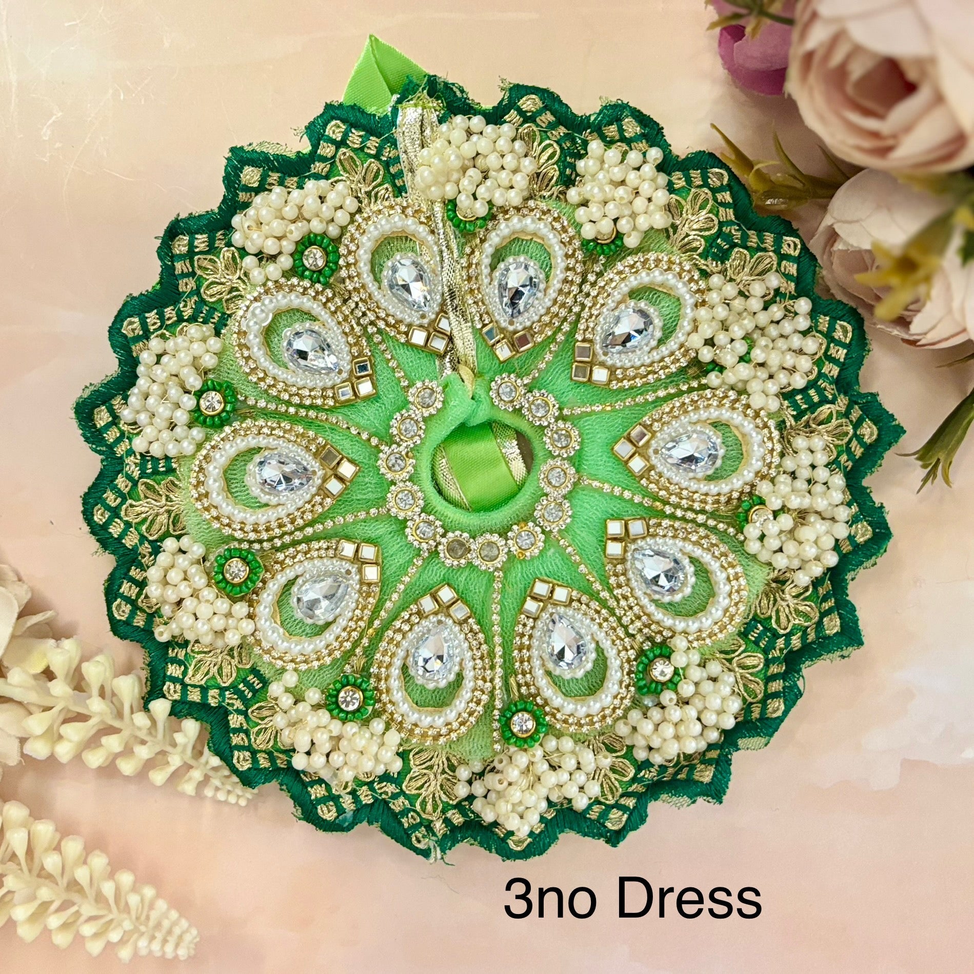 Handmade Teej Special Laddu Gopal Dress | Designer Kanha Ji Poshak & Fancy Bal Gopal Outfit for Janmashtami Celebrations