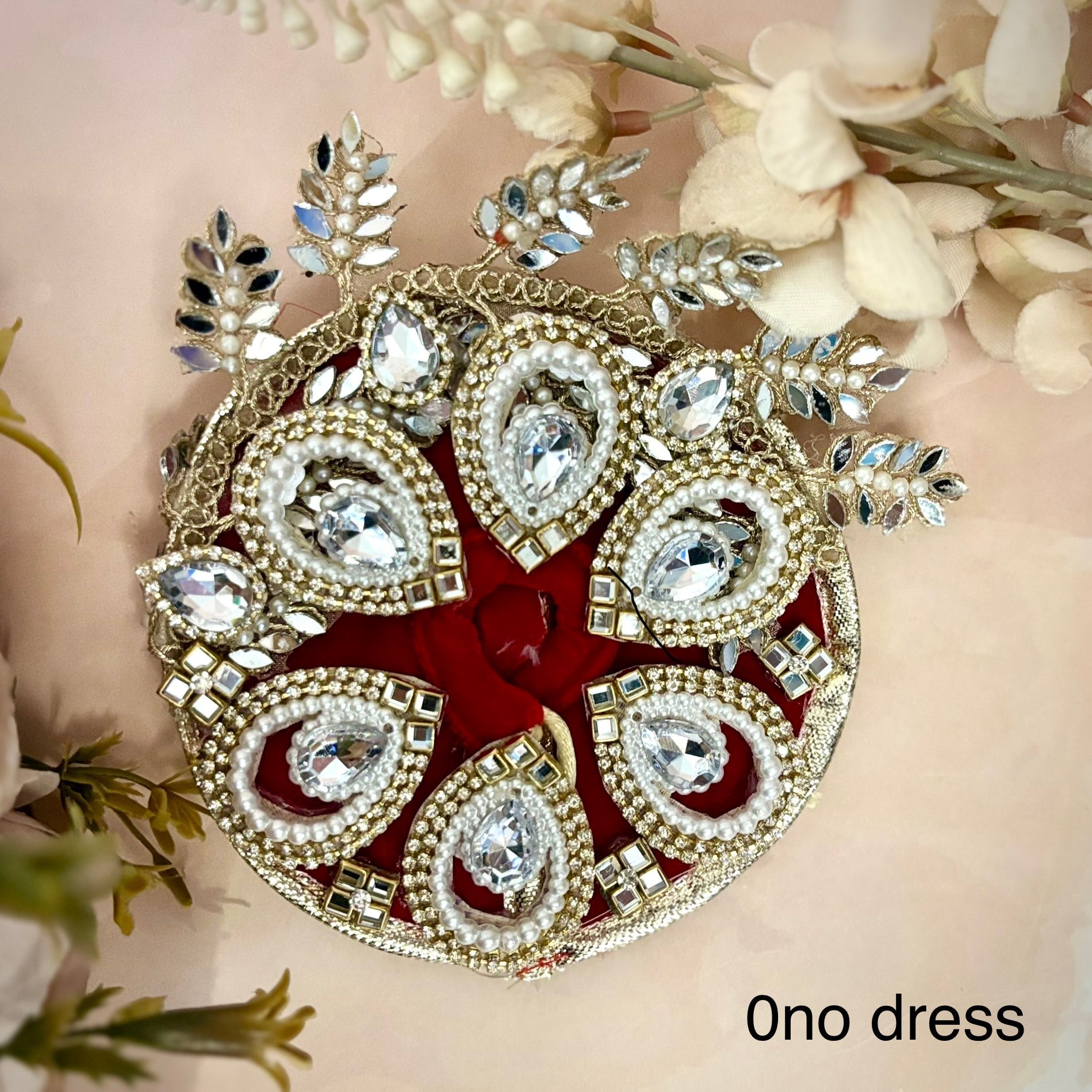 Handmade Rajwadi Velvet Laddu Gopal Dress - Designer Kanha Ji Poshak for Janmashtami, Fancy Bal Gopal Dress, Krishna Ji Dress