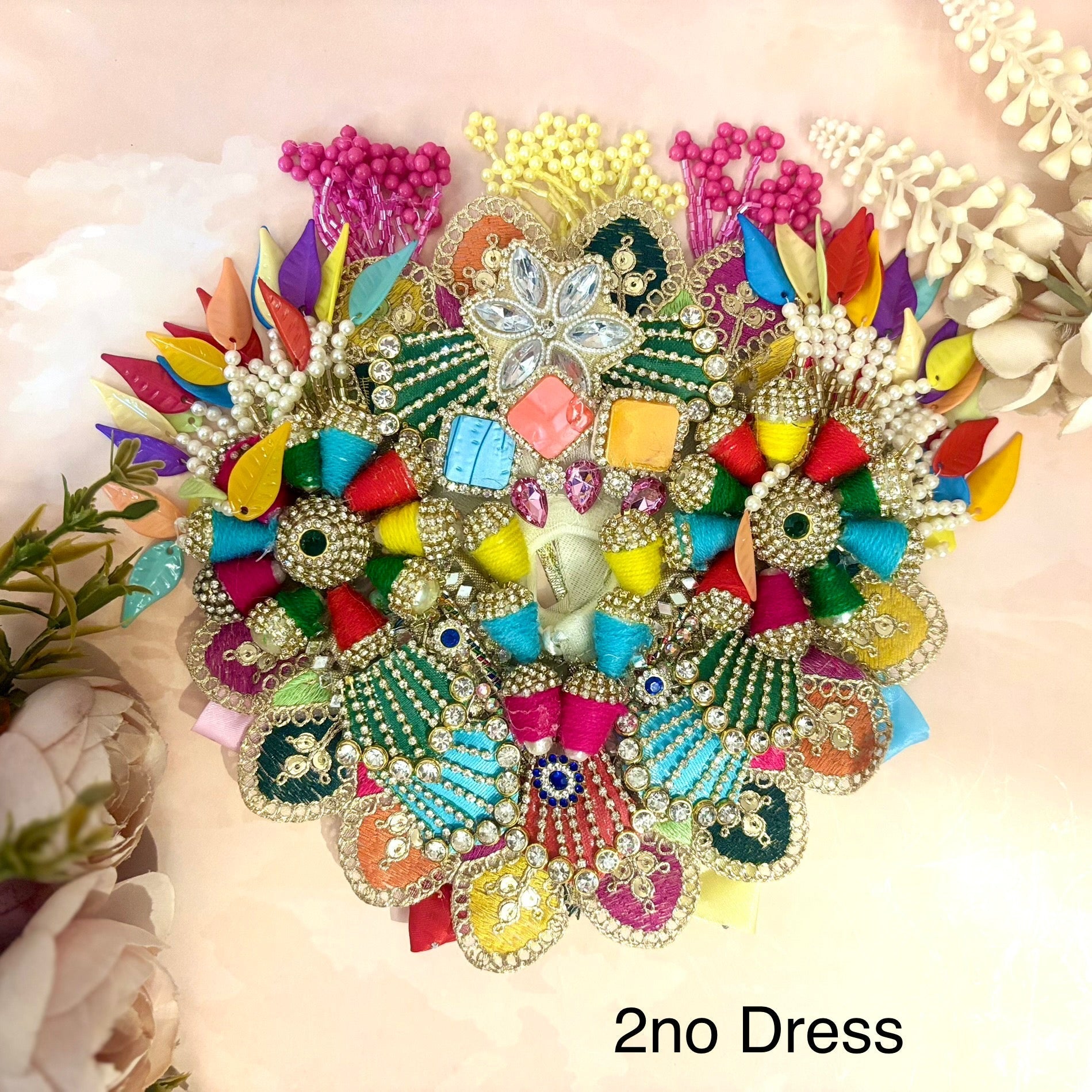 Handmade Holi Special Laddu Gopal Dress | Designer Kanha Ji Poshak & Fancy Bal Gopal Dress for Janmashtami Celebrations