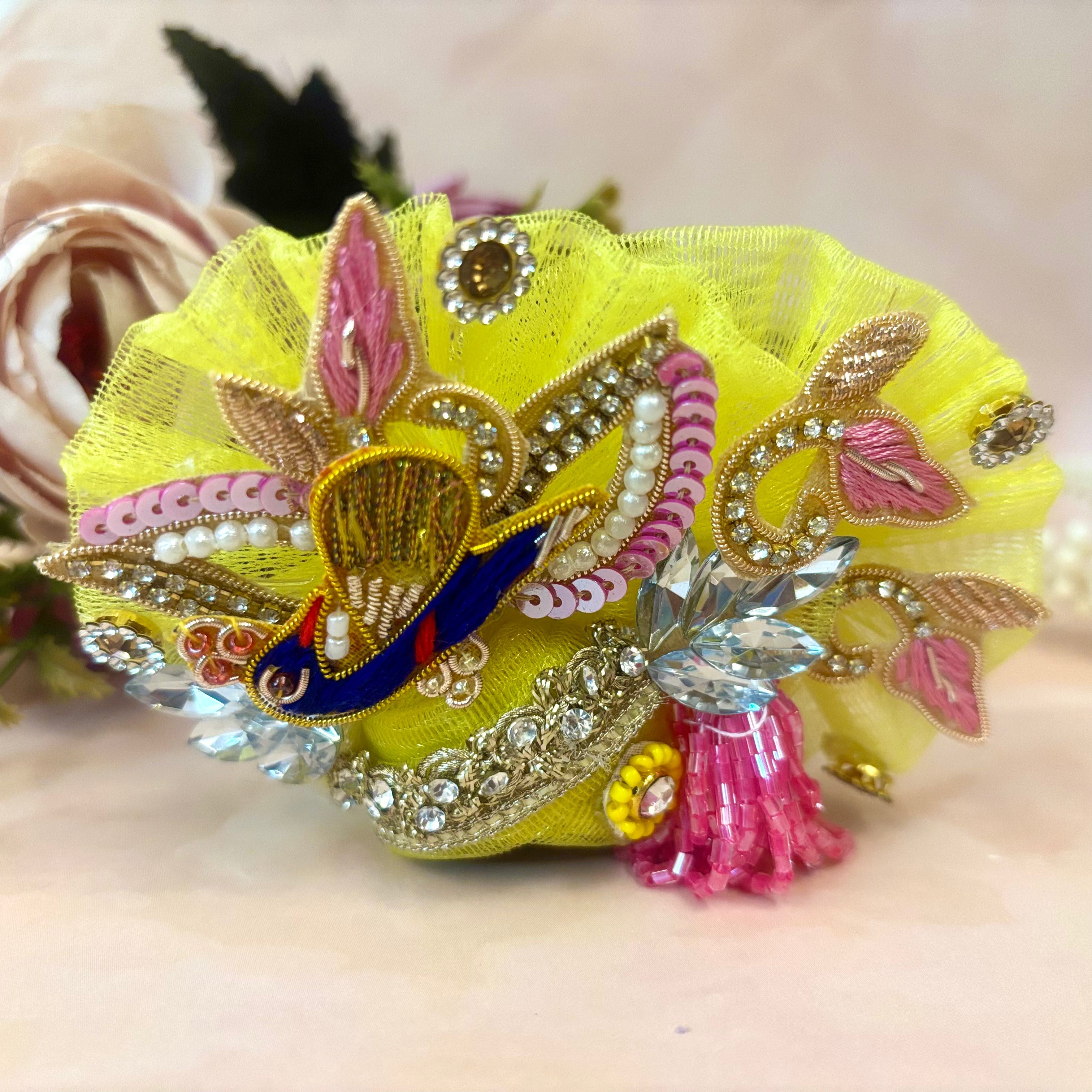 Handmade Designer Laddu Gopal Dress | Fancy Kanha Ji Poshak for Janmashtami | Bal Gopal & Krishna Ji Dress for Festivals