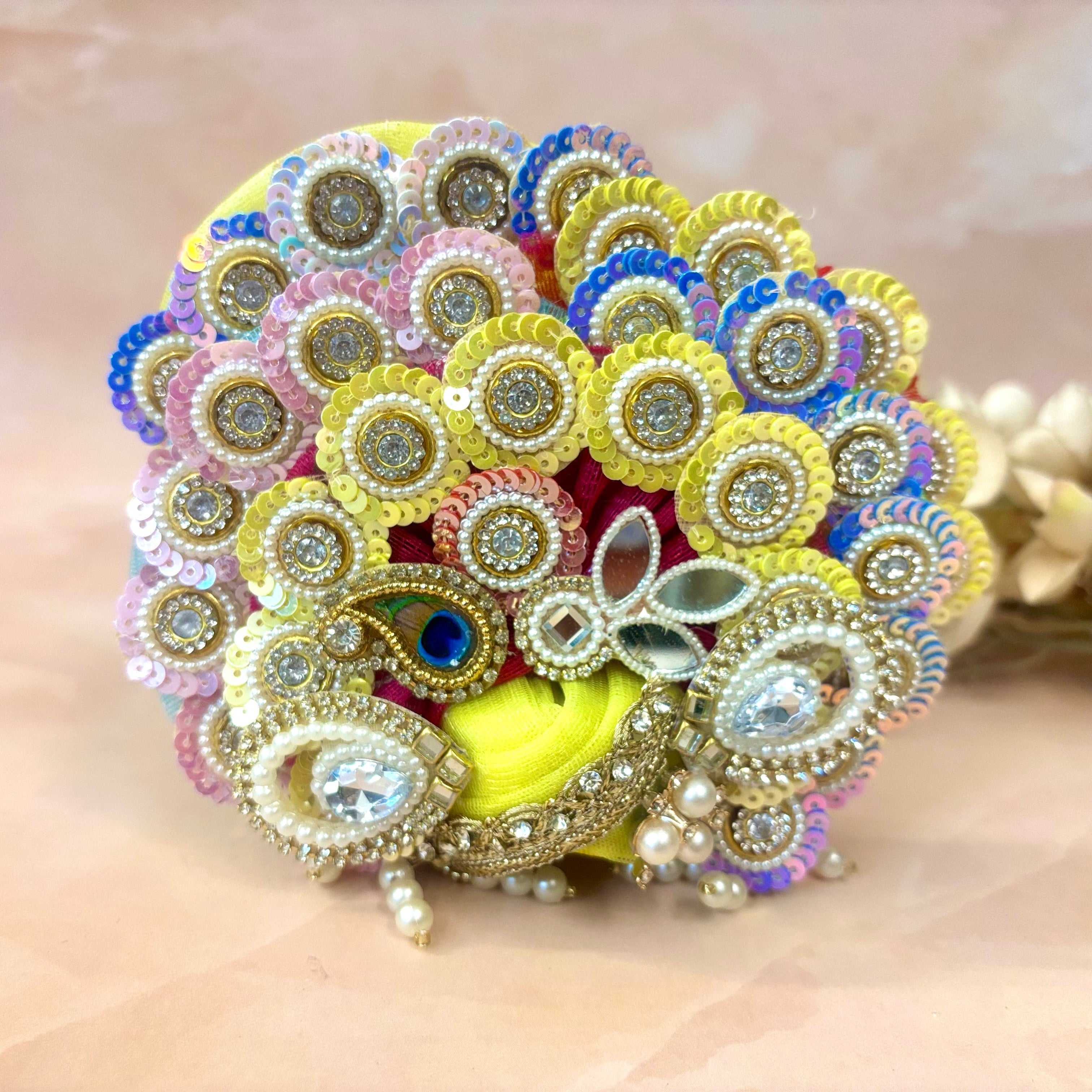 Handmade Haripriya Designer Laddu Gopal Dress | Fancy Kanha Ji Poshak for Janmashtami | Bal Gopal & Krishna Ji Dress