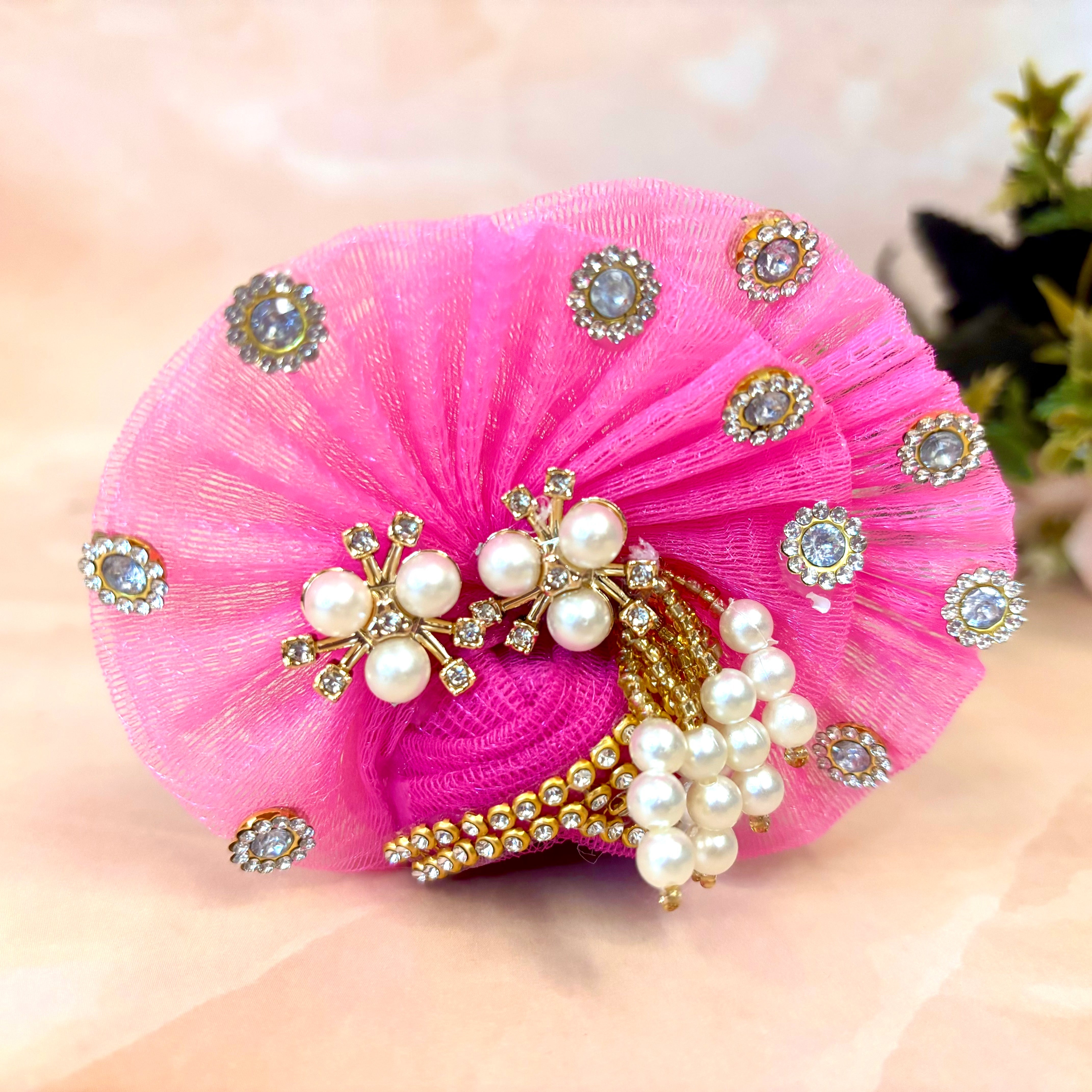 Handmade Lalita Shringar Laddu Gopal Dress - Designer Kanha Ji Poshak, Fancy Bal Gopal Dress for Janmashtami Celebrations