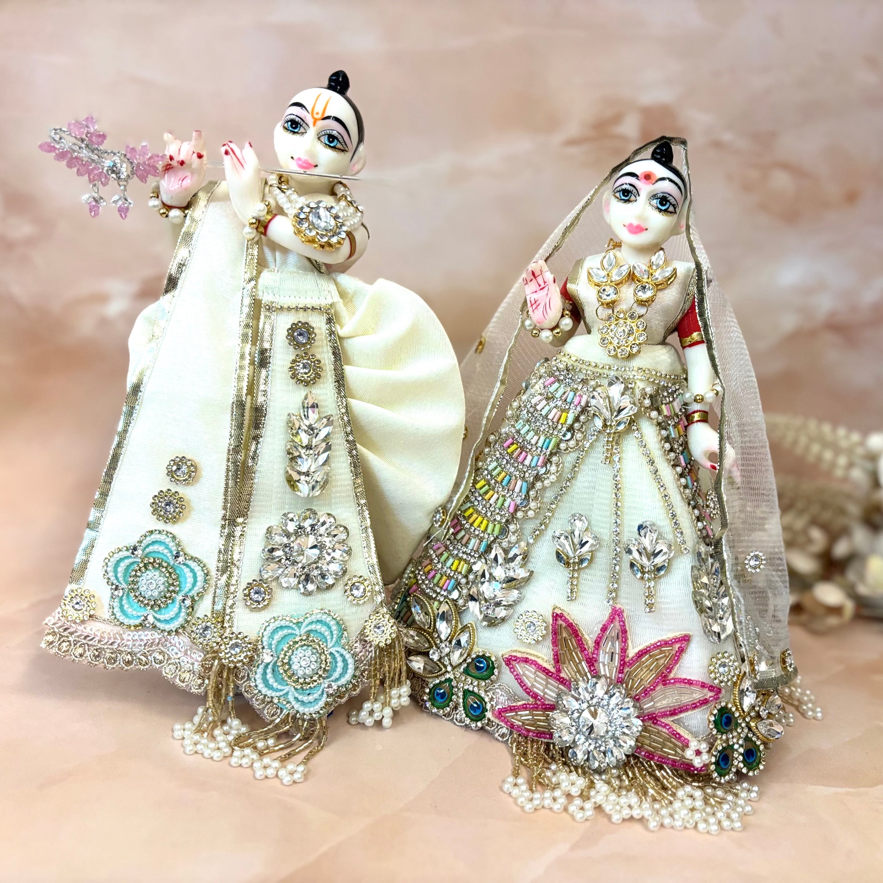 Handmade Designer Laddu Gopal Dress - Fancy Kanha Ji Poshak for Janmashtami | Bal Gopal & Krishna Ji Dress for Festivals
