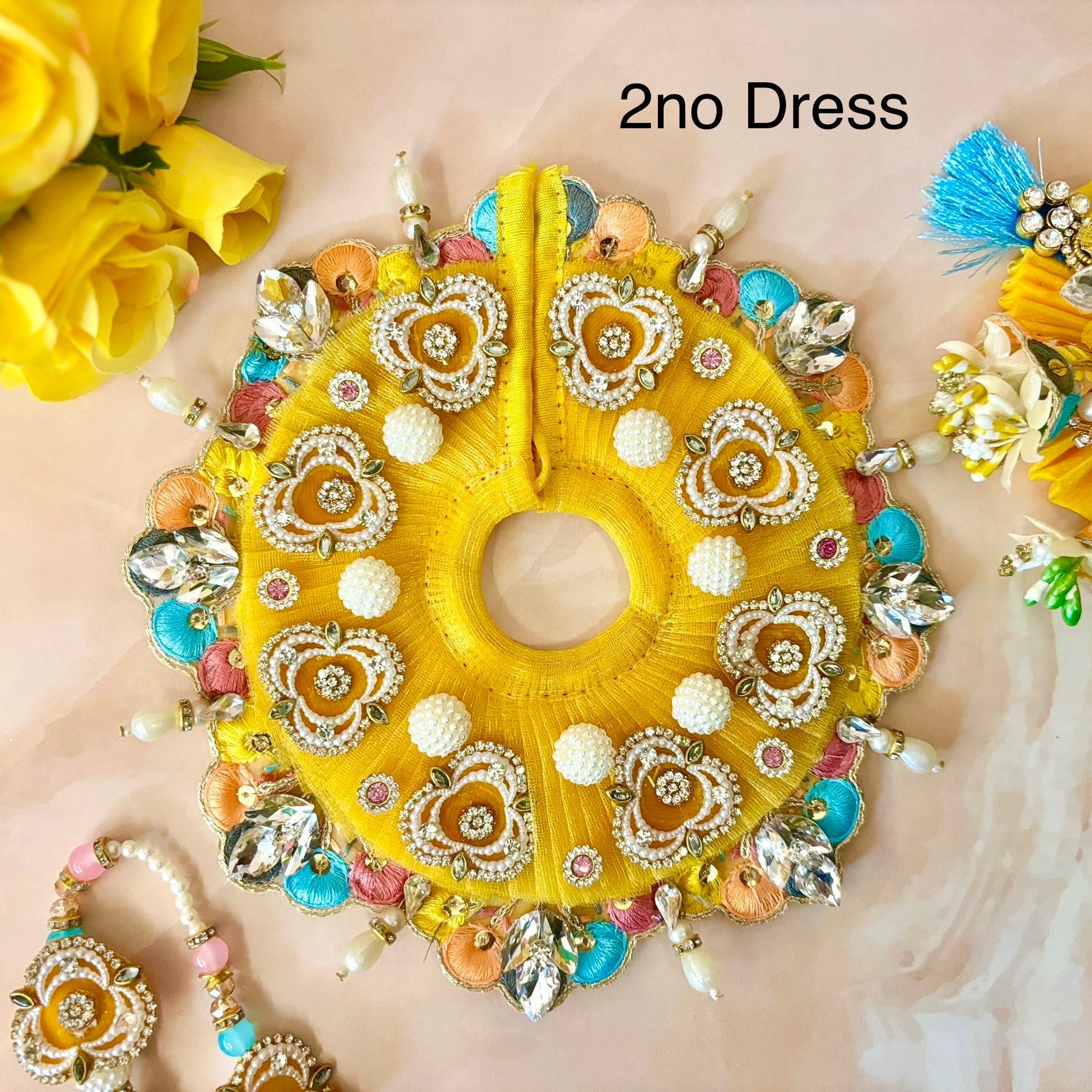 Handmade Designer Laddu Gopal Dress | Fancy Kanha Ji Poshak for Janmashtami | Bal Gopal & Krishna Ji Dress for Festivals