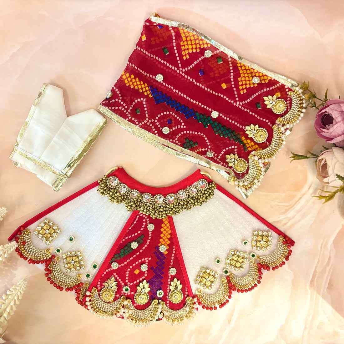 Handmade Designer Laddu Gopal Dress | Fancy Kanha Ji Poshak for Janmashtami | Bal Gopal & Krishna Ji Dress - Perfect Festival Outfit