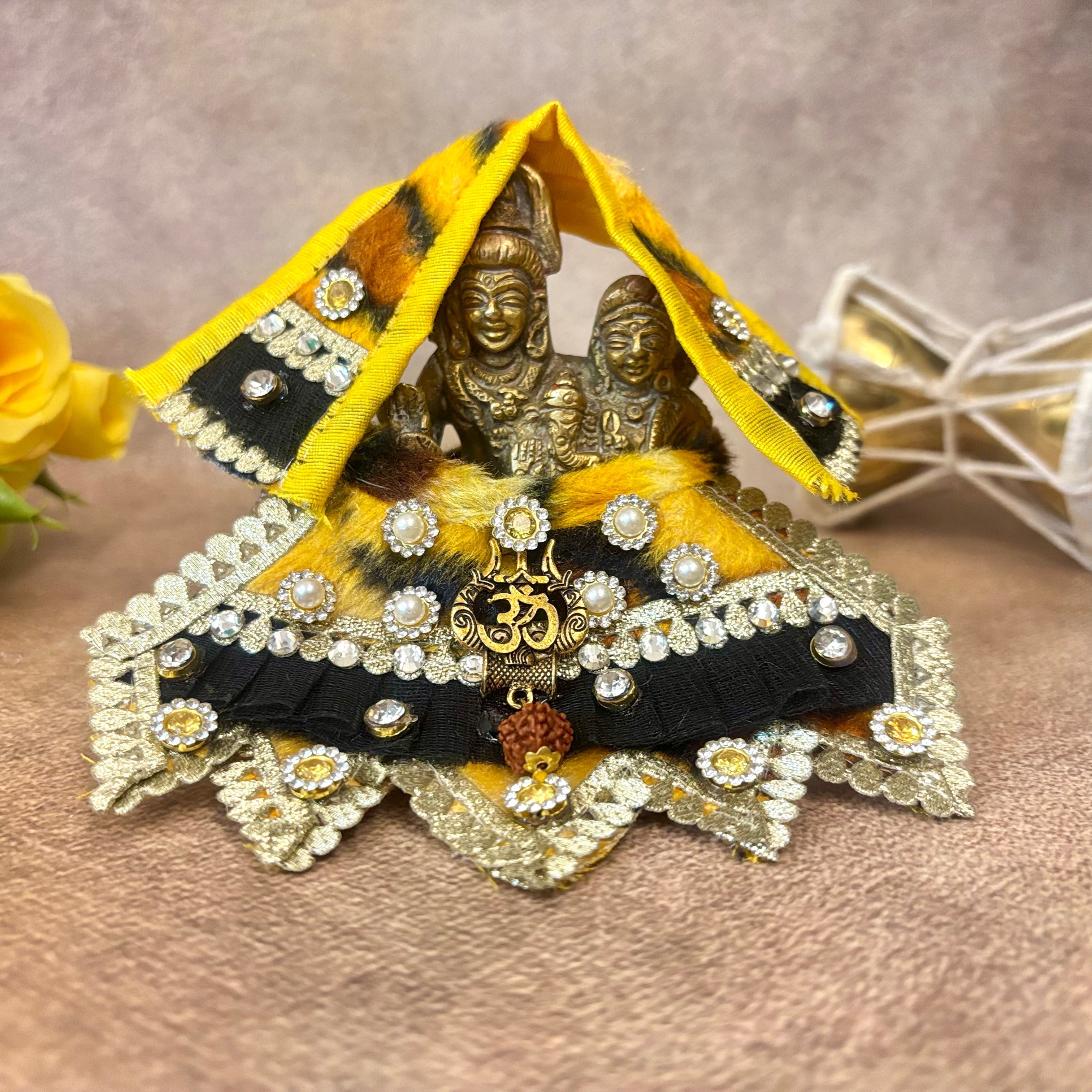 Handmade Shivratri Special Designer Mahadev Dress | Elegant Laddu Gopal Dress, Kanha Ji Poshak, Bal Gopal & Krishna Ji Dress for Festivals