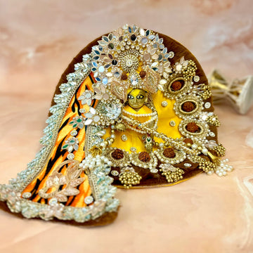 Handmade Shivratri Special Laddu Gopal Dress - Designer Kanha Ji Poshak with Free Bansuri & Patka | Perfect for Janmashtami & Festivals