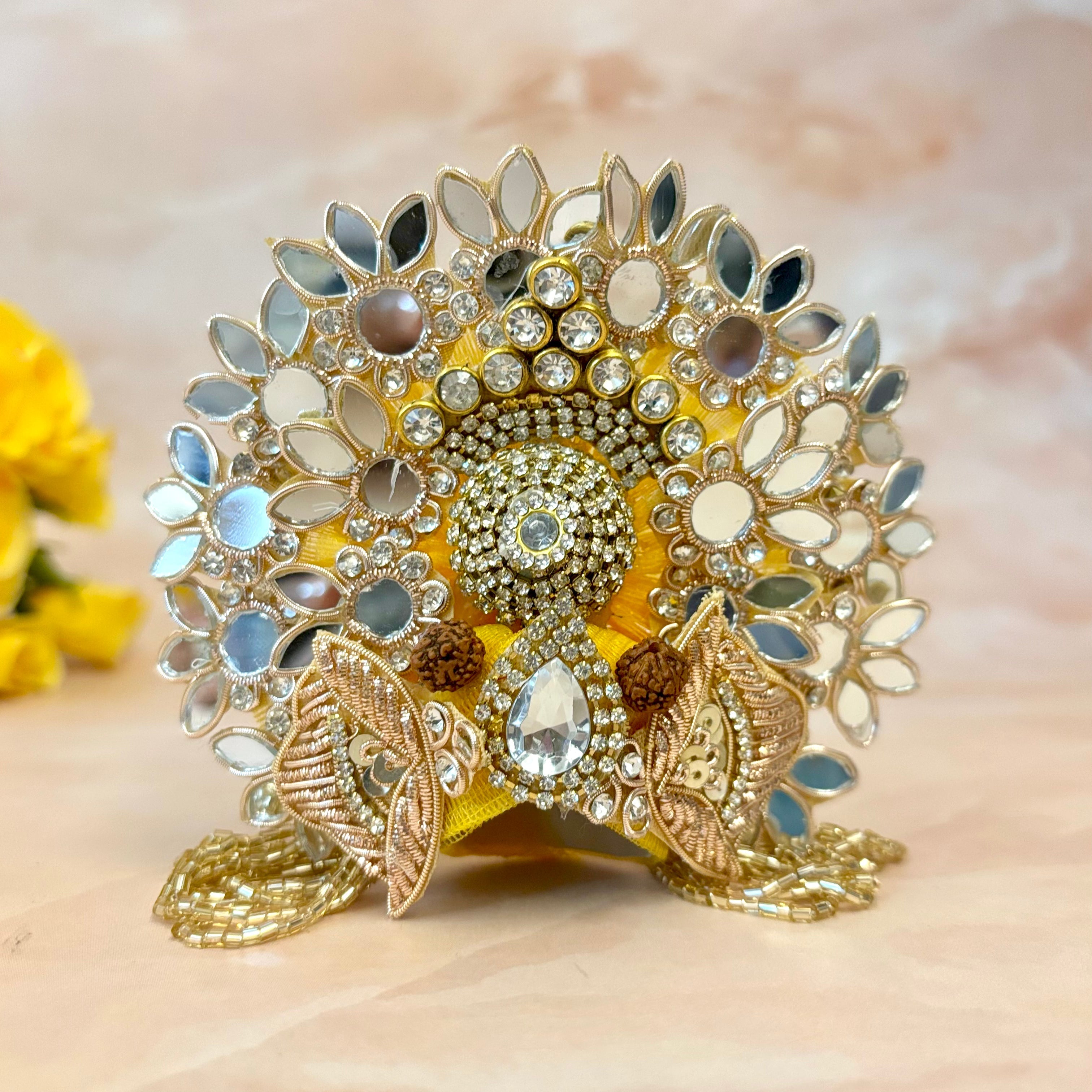Handmade Shivratri Special Laddu Gopal Dress - Designer Kanha Ji Poshak with Free Bansuri & Patka | Perfect for Janmashtami & Festivals