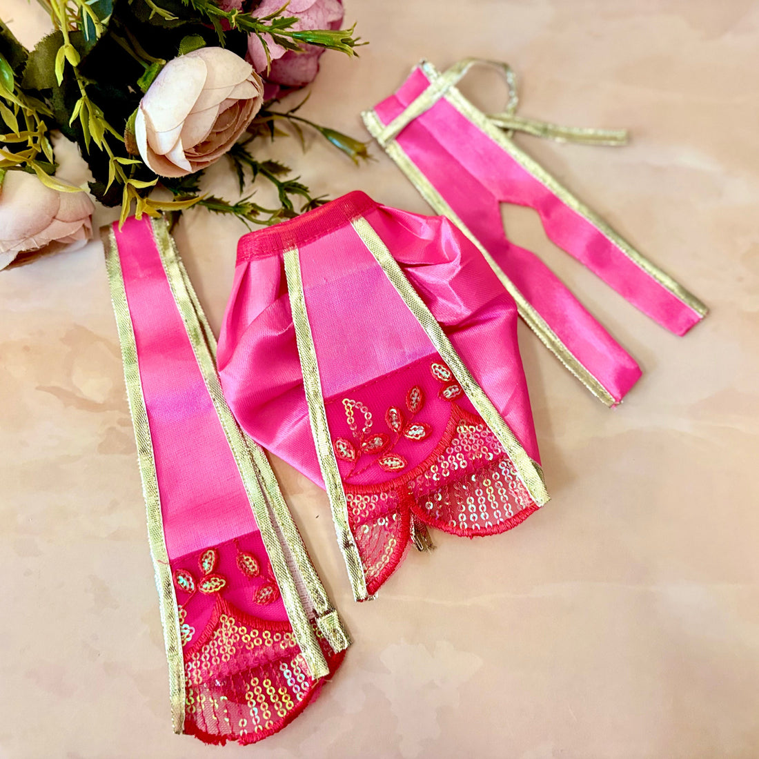 Handmade Designer Laddu Gopal Dress - Fancy Kanha Ji Poshak for Janmashtami, Bal Gopal Dress, Krishna Ji Dress, Festival Ready